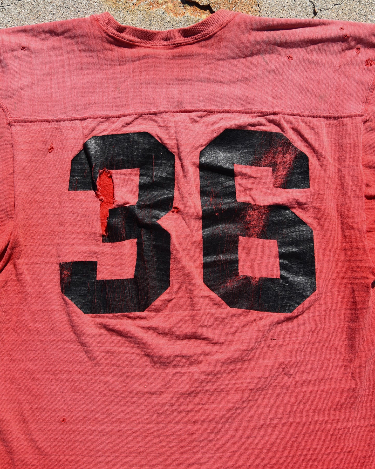 1960s Thrashed and Sun Faded Weir High Jersey