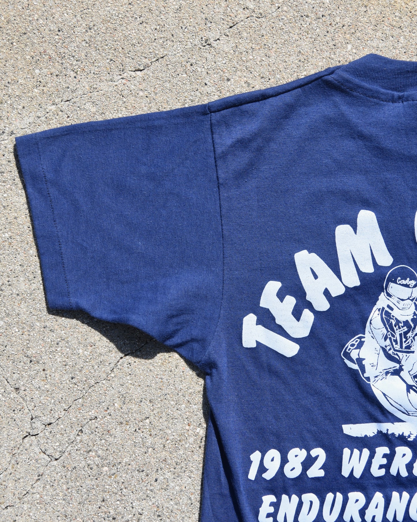 1982 Team Cowboy Motorcycle Racing Tshirt