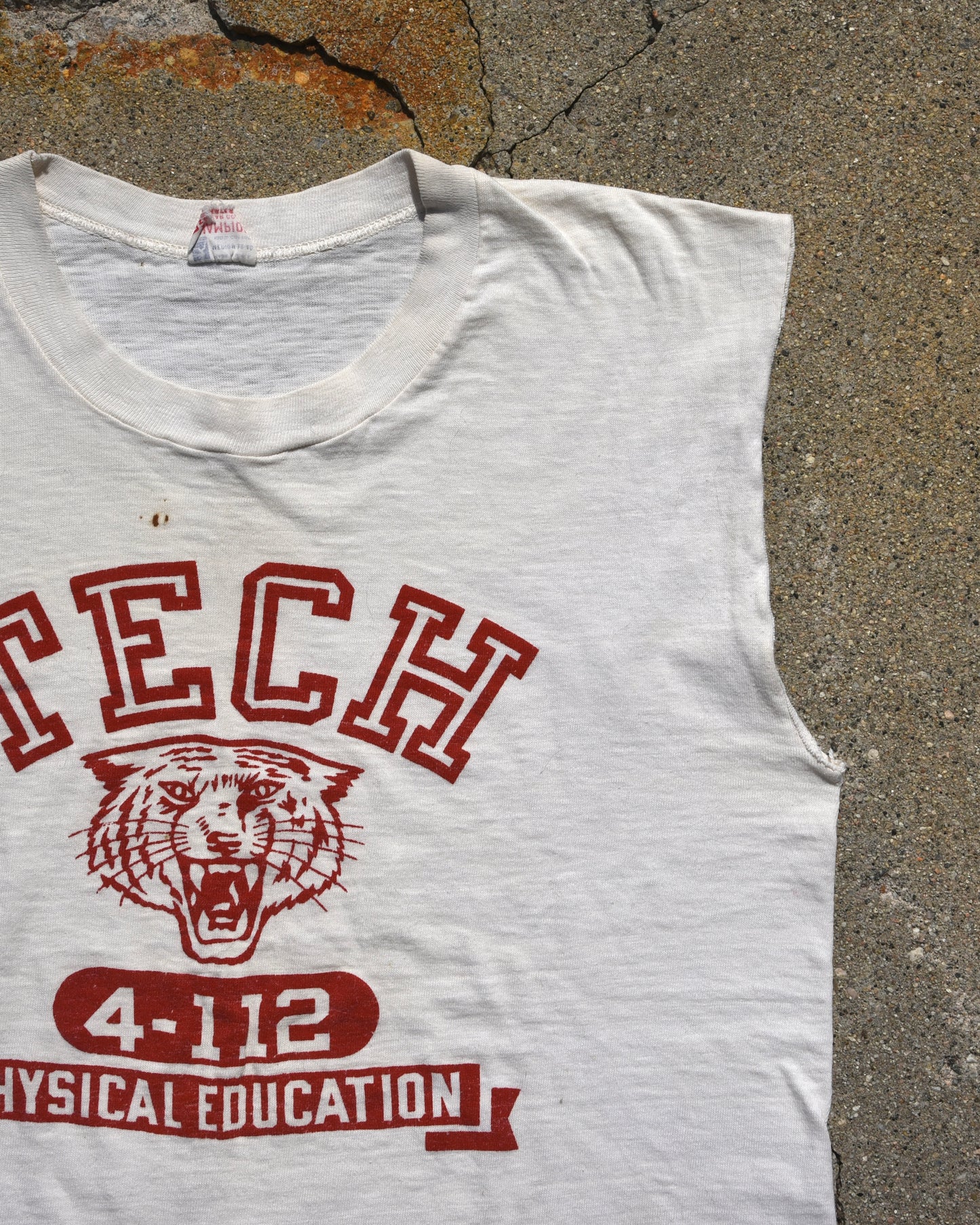 1950s Tech Phys Ed Cutoff Tshirt