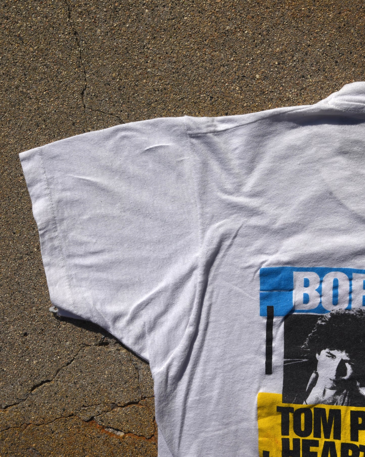 1986 Bob Dylan x Tom Petty and The Heartbreakers Alone Together True Confessions Tour Tshirt