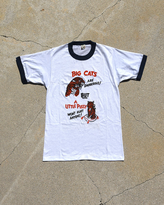 1980s Big Cats Are Dangerous Tshirt
