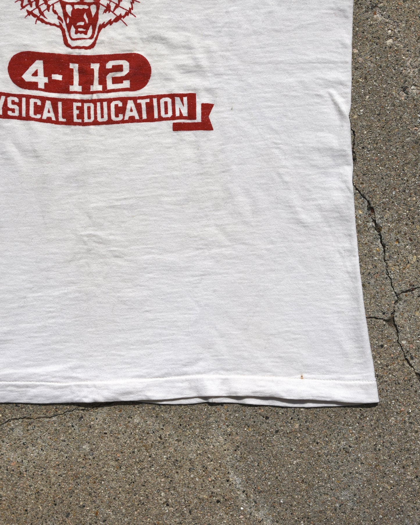 1950s Tech Phys Ed Cutoff Tshirt