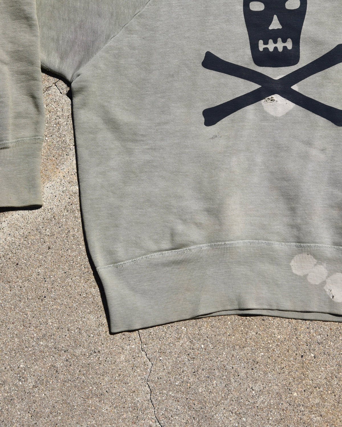 Reworked Skull and Bones Sweatshirt