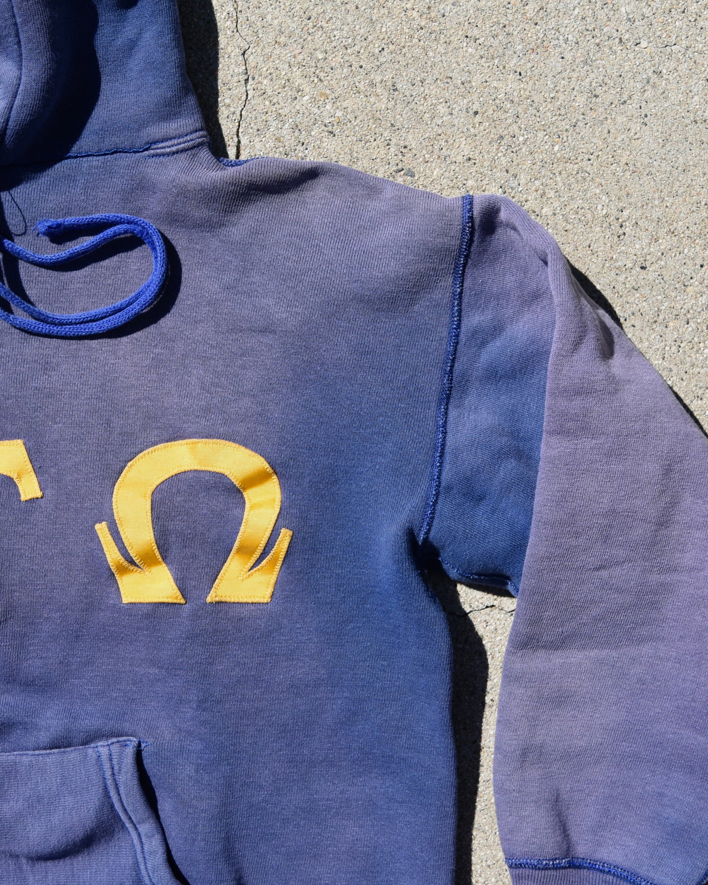 1950s Sun Faded Fraternity Hoodie