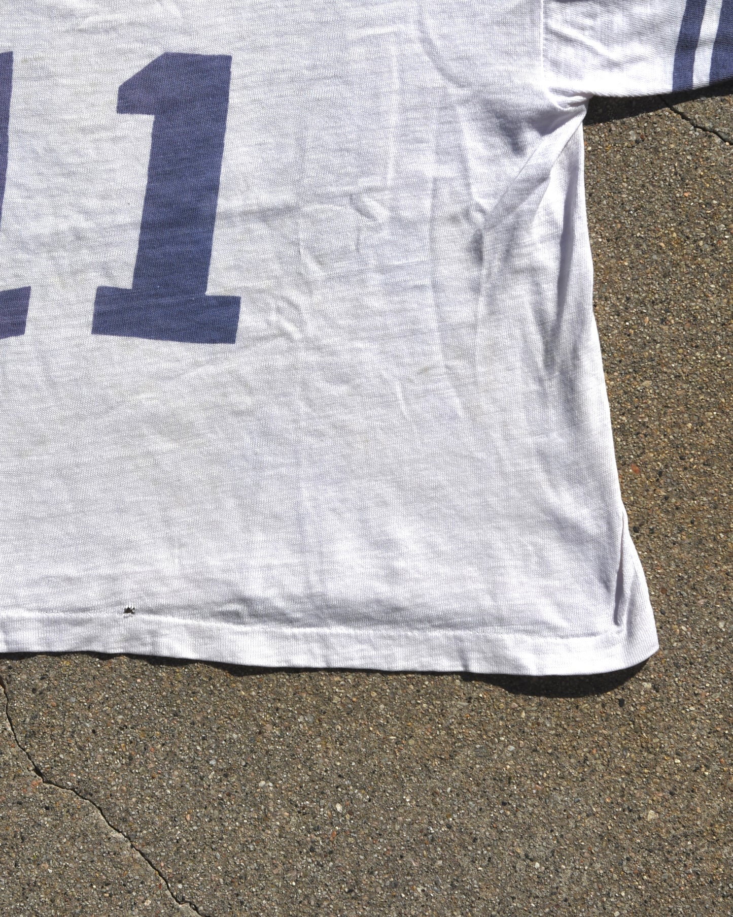 1950s Cotton Waterprint Football Jersey