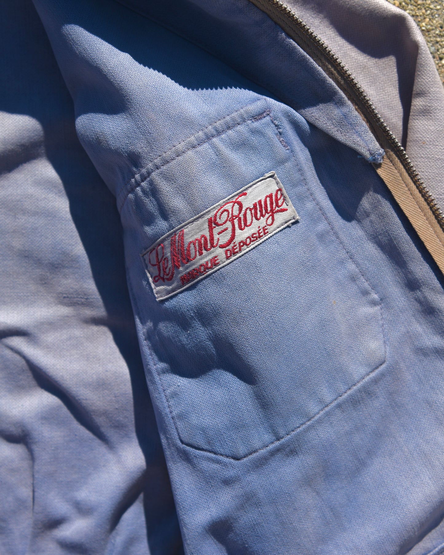 1940s LeMont-Rouge French Cyclist Jacket