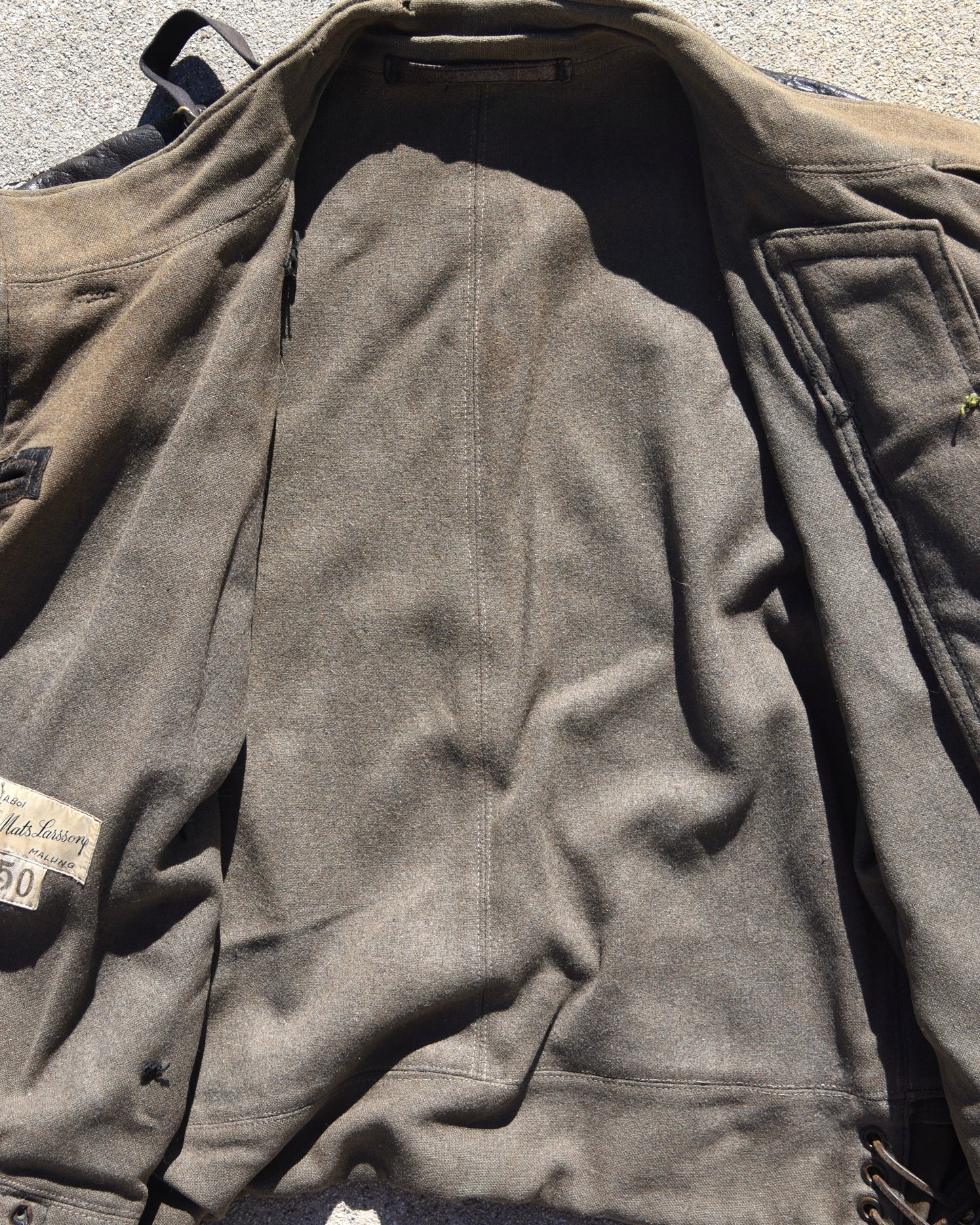 1950s Mats Larsson Malung Swedish Motorcycle Dispatch Jacket