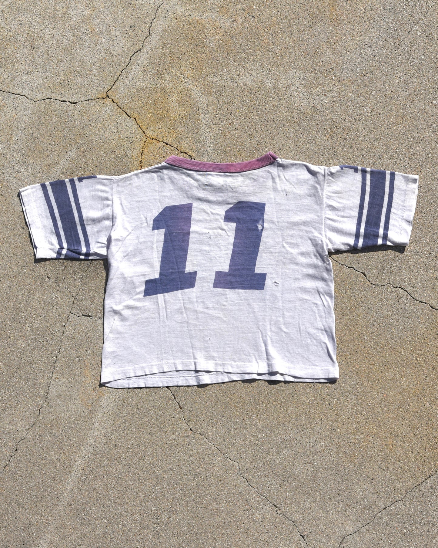 1950s Cotton Waterprint Football Jersey