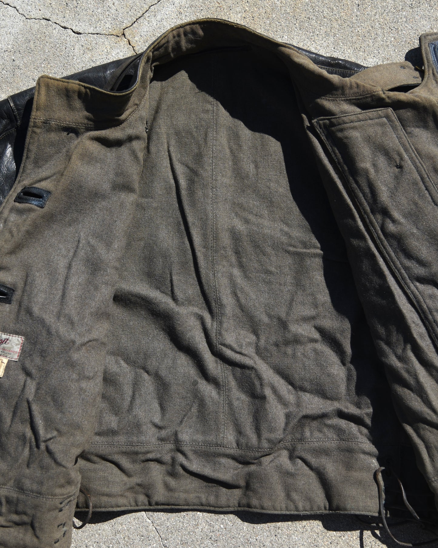 1950s Oljon Malung Swedish Motorcycle Dispatch Jacket