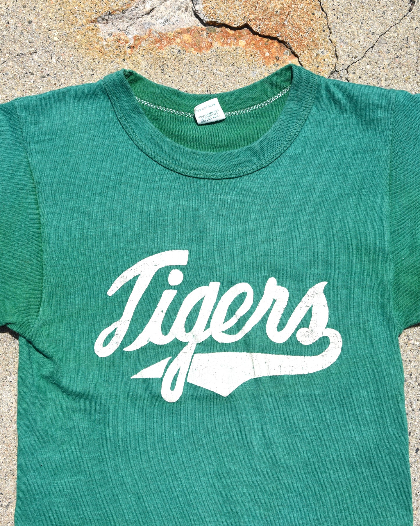 1970s Tigers Baseball Baby Tshirt