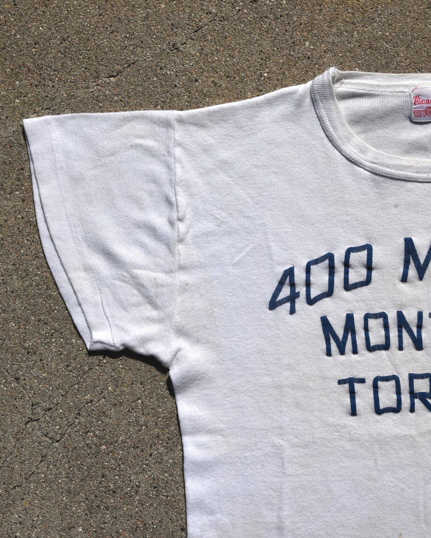 1950s 400 Mile Run Montreal To Toronto Tshirt