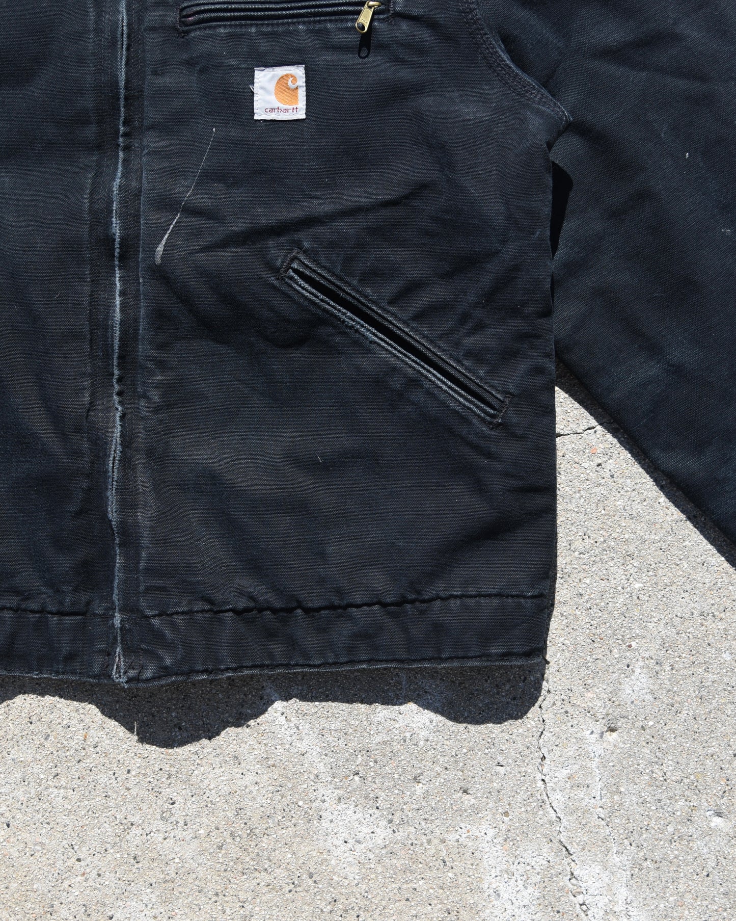 Carhartt J001 BLK Detroit Jacket - Medium