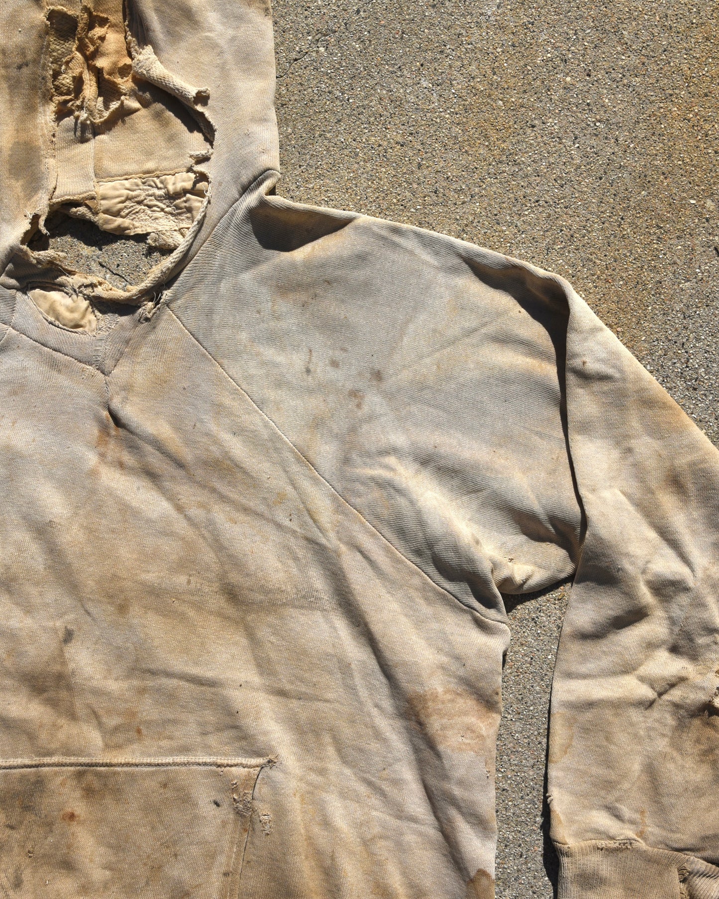 1950s Thrashed and Repaired Hoodie
