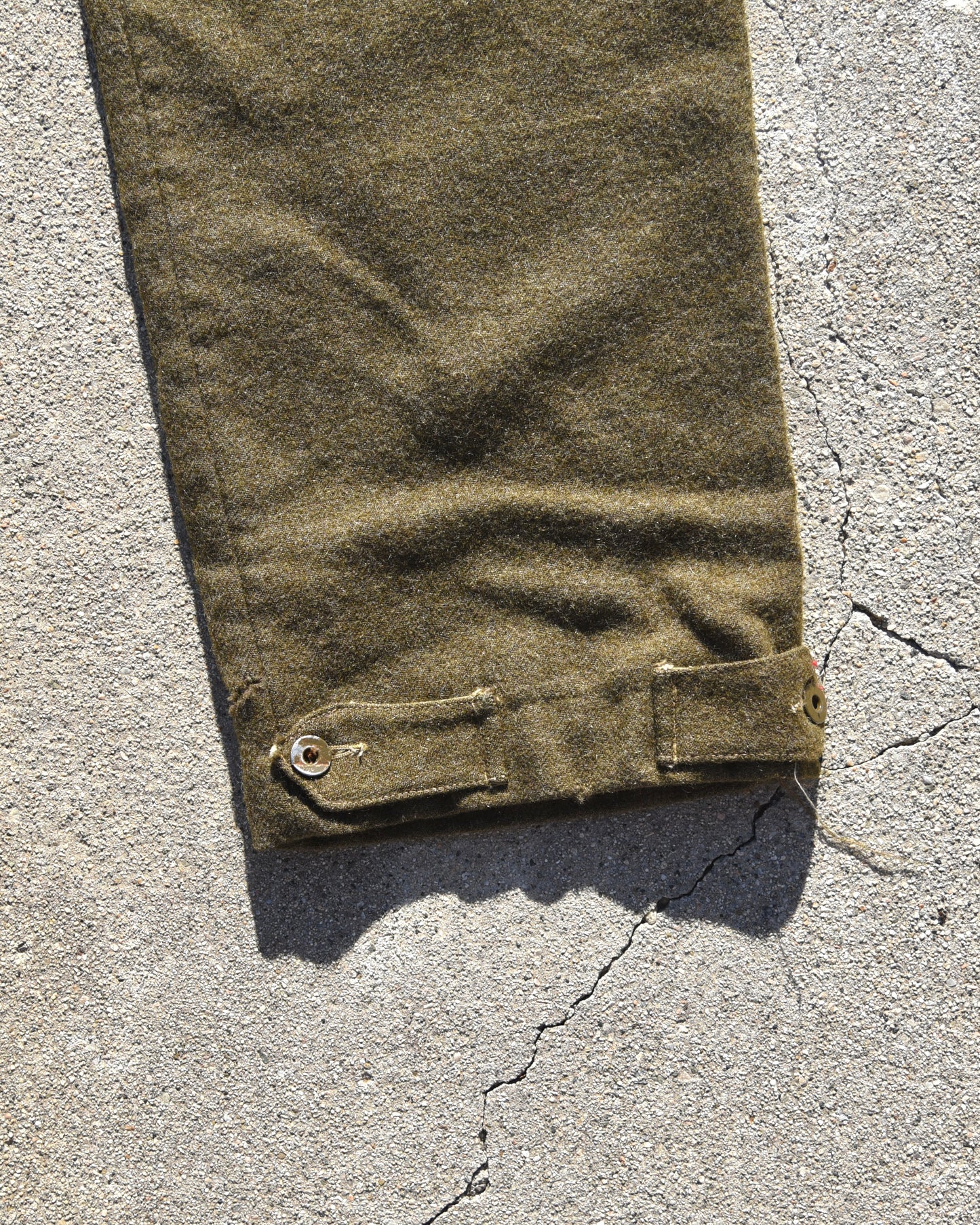 1950s Army Single Pocket Wool Uniform Pants