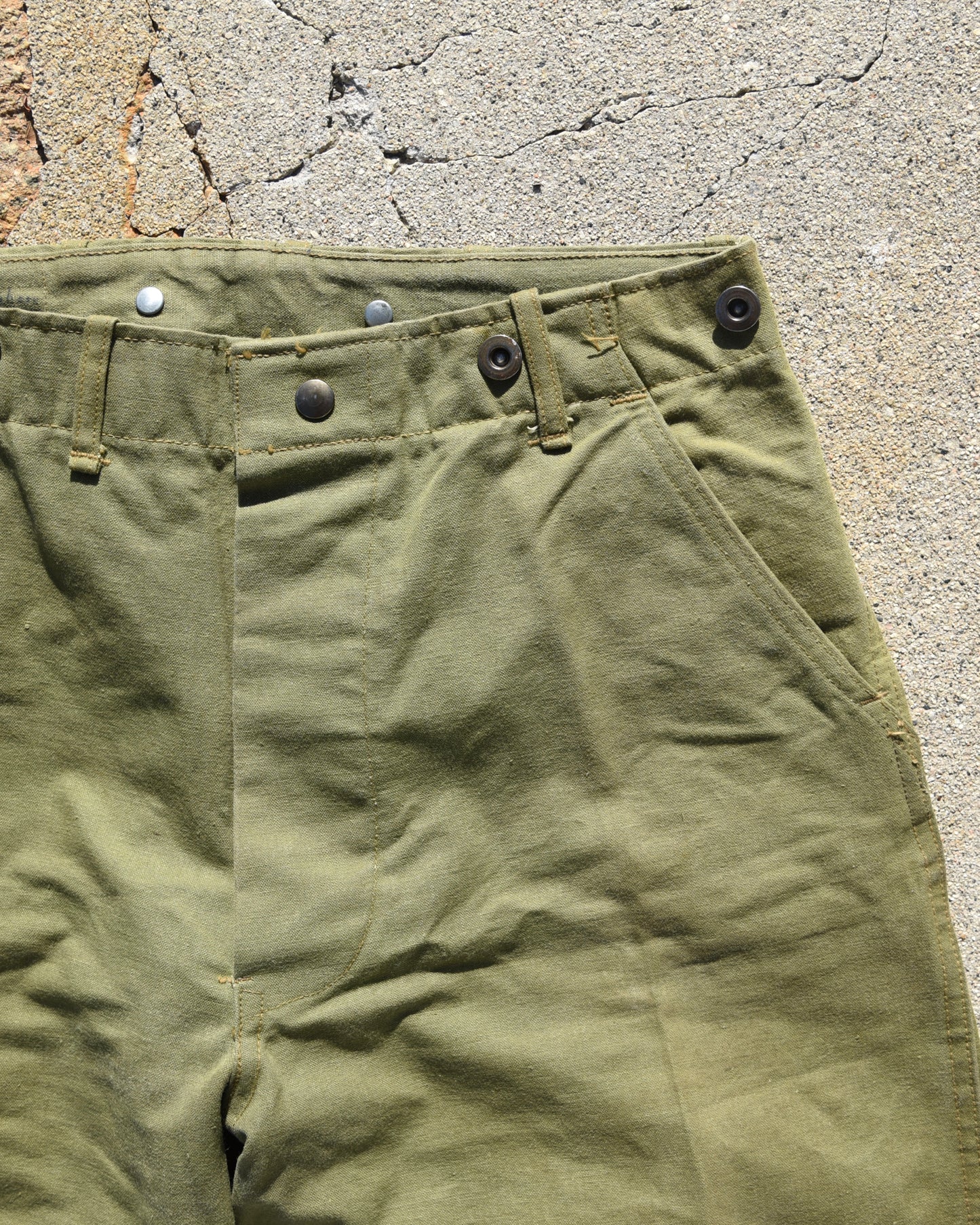 1950s Hirsch Weis Waxed Canvas Logging Pants
