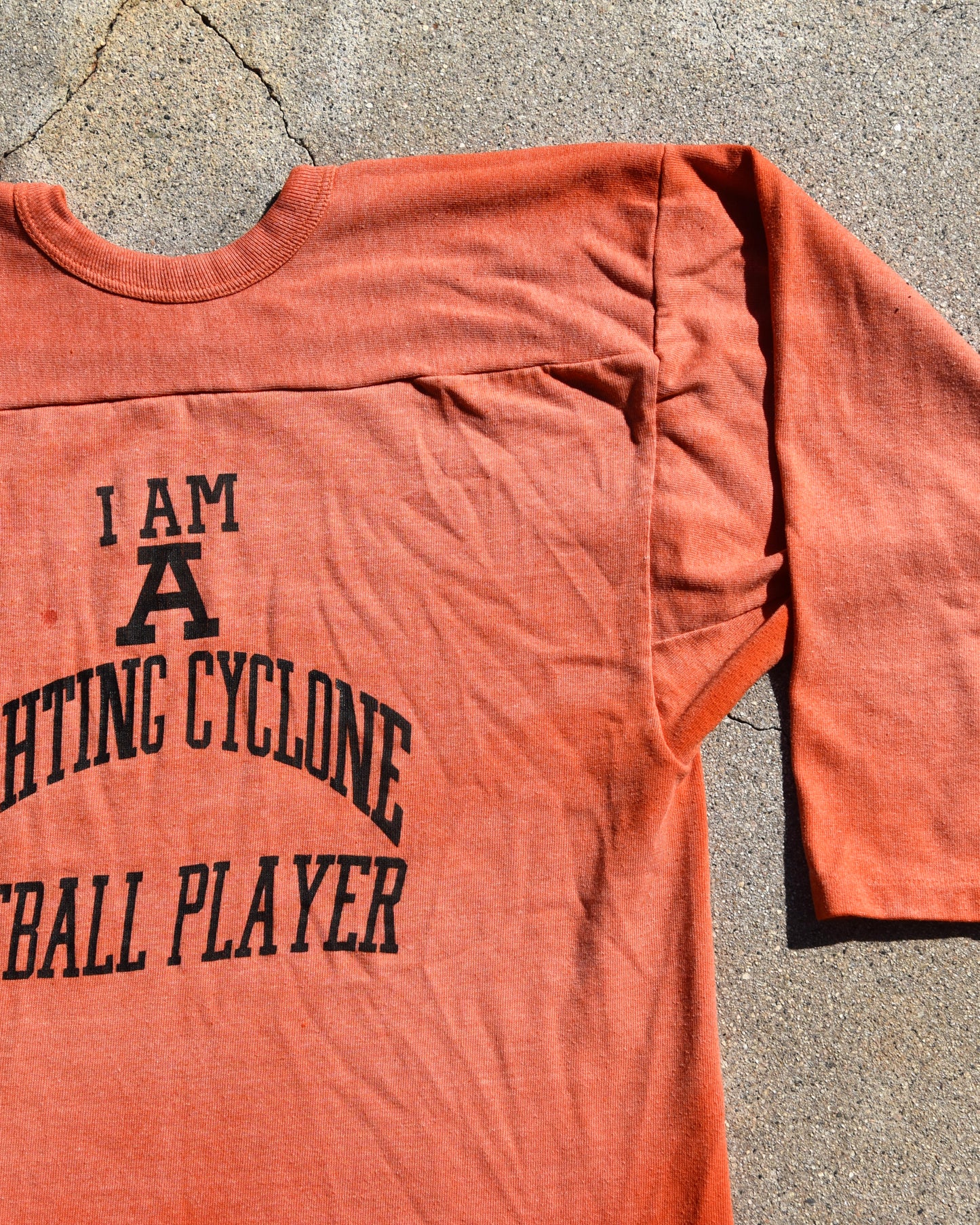 1970s Sun Faded Fighting Cyclone Football Jersey