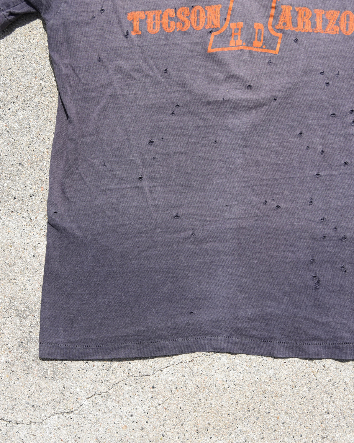 1970s Sun Faded Harley Davidson Tucson Tshirt