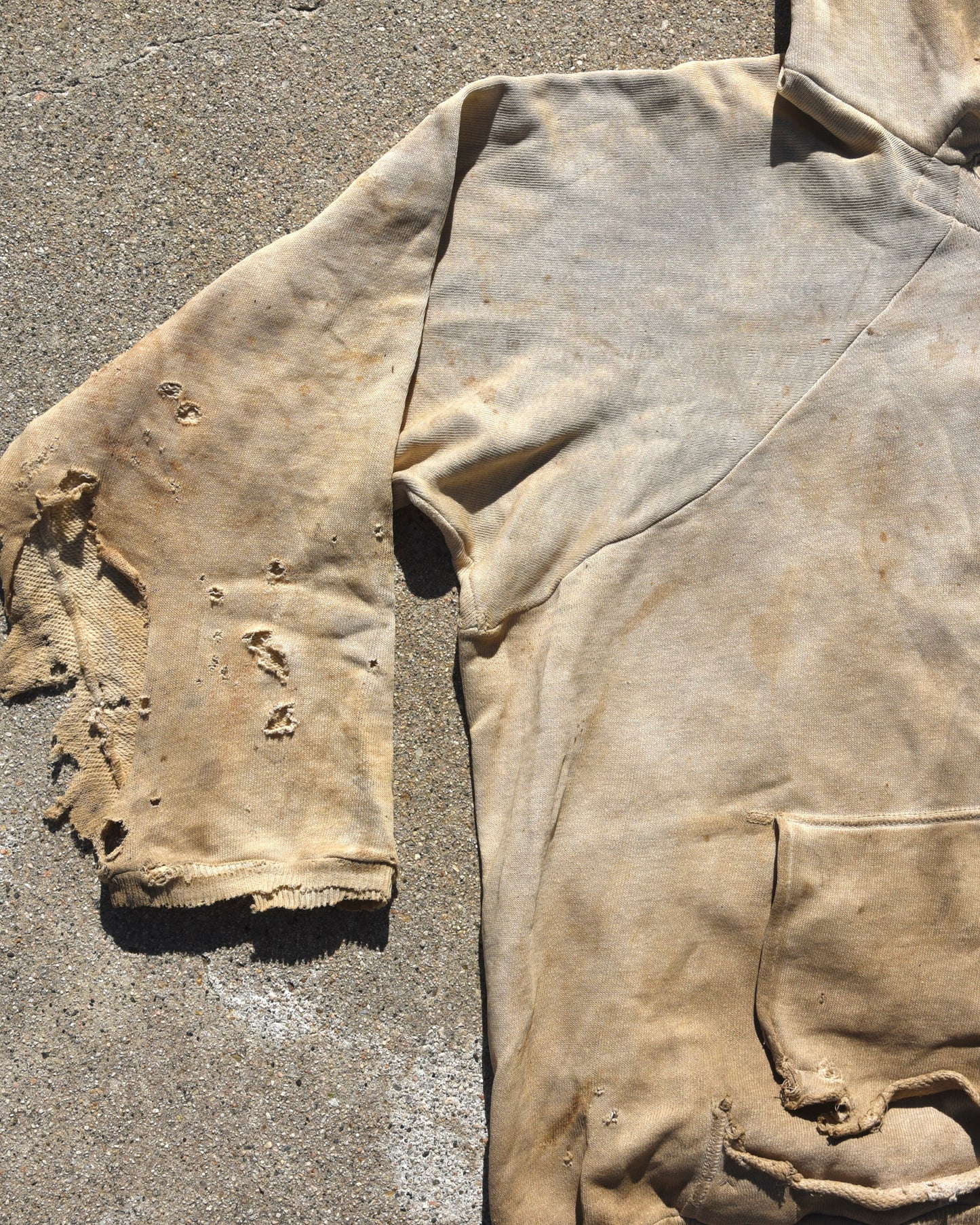 1950s Thrashed and Repaired Hoodie