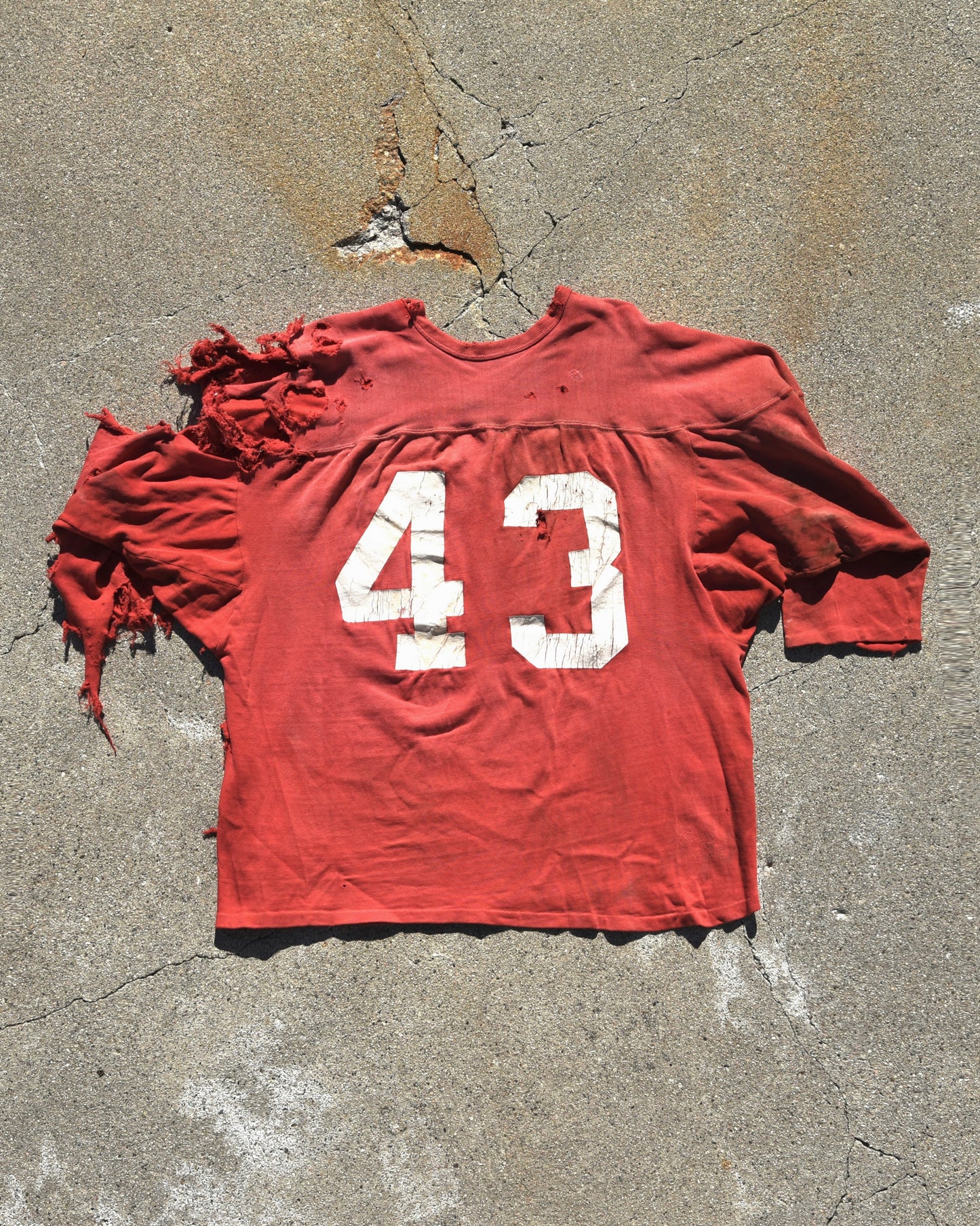 1960s Thrashed Football Jersey