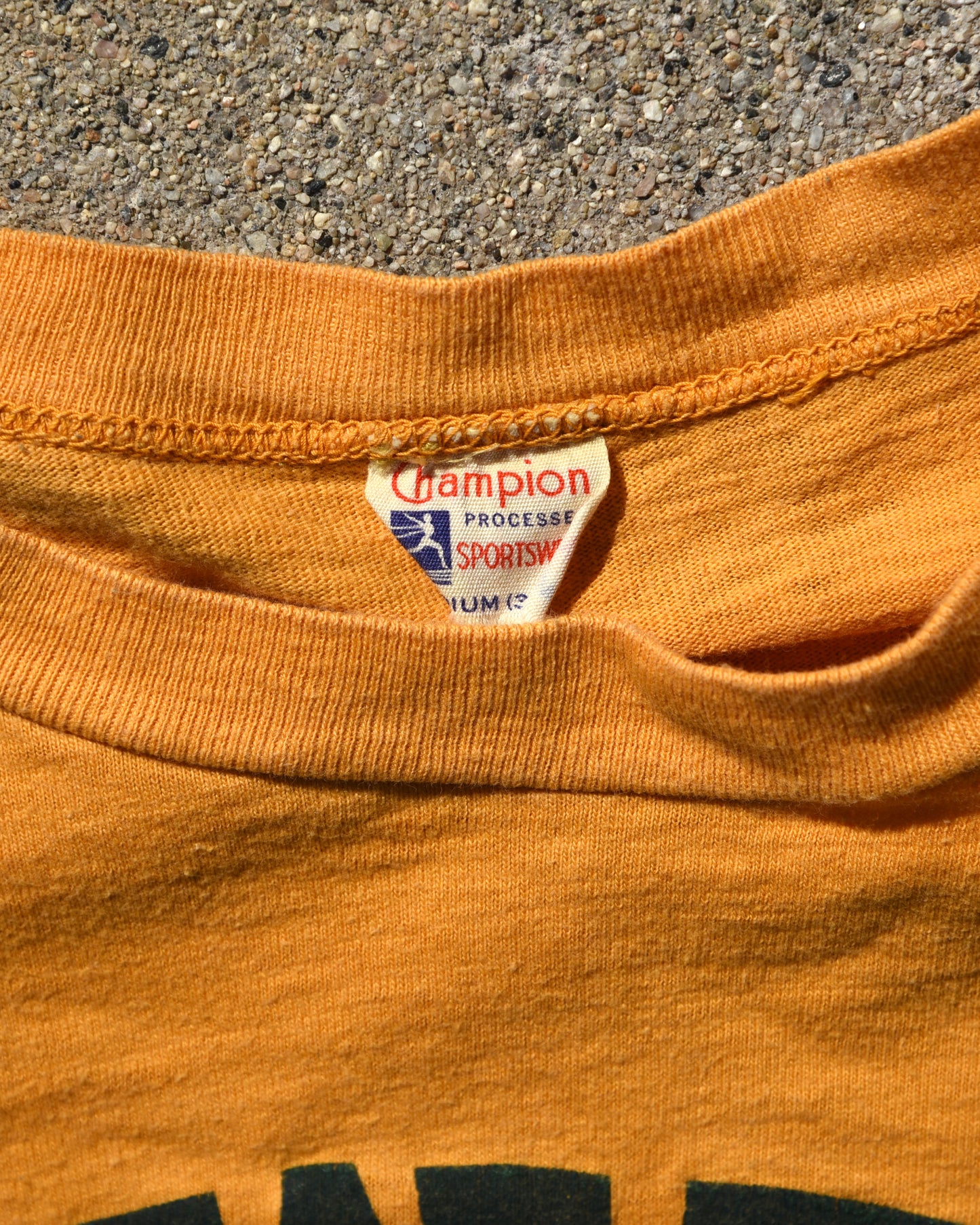 1950s Champion Running Man Oswego State Phys Ed Tshirt