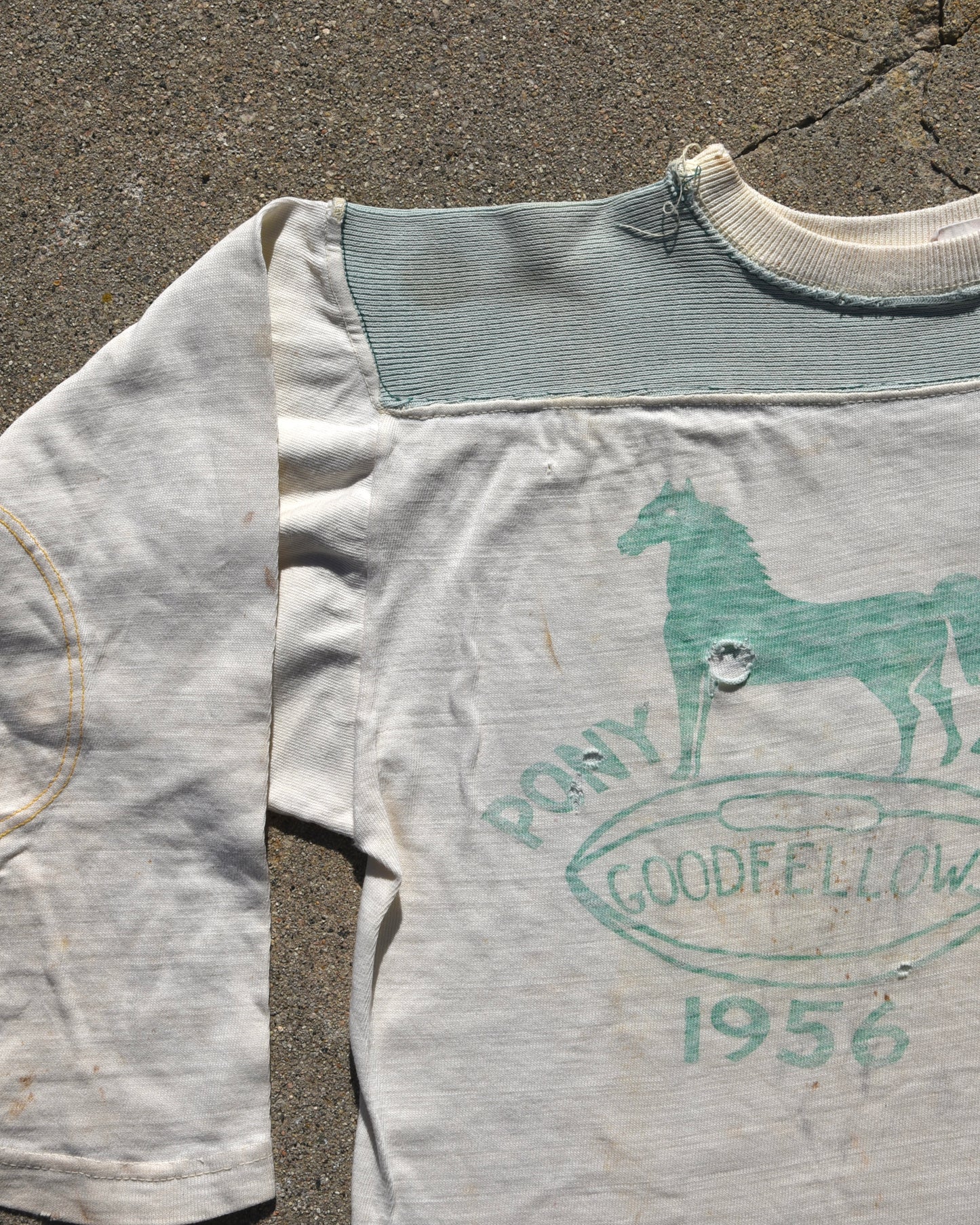 1950s Goodfellows Pony Bowl Cotton Jersey
