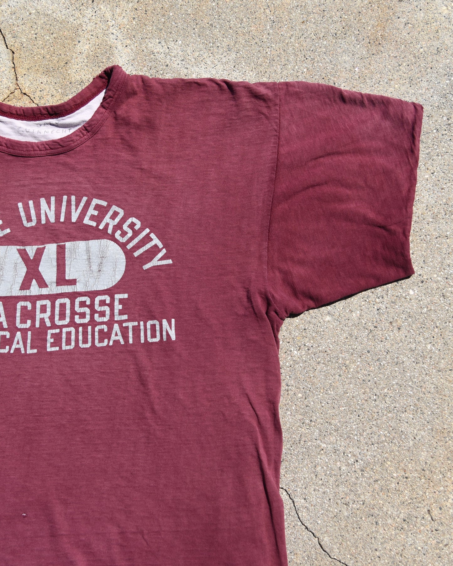 1970s State University La Crosse Double Face Tshirt