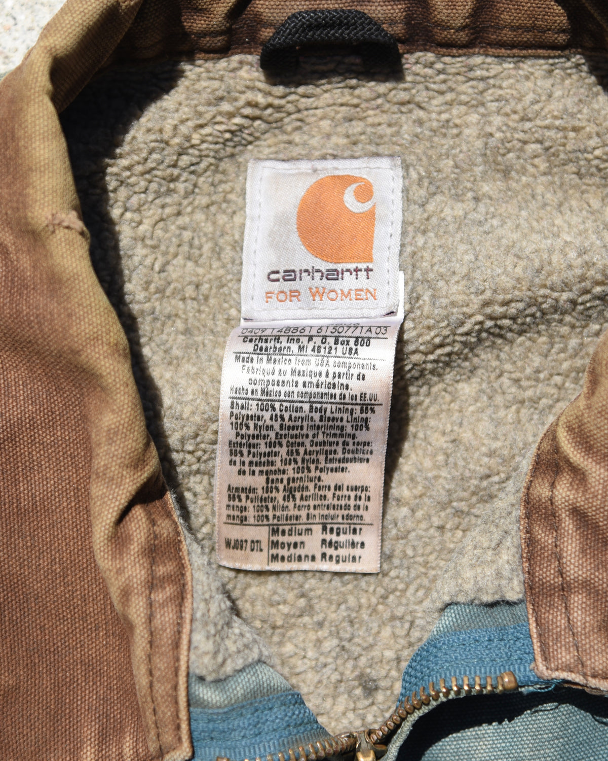 Thrashed Carhartt WJ097 DTL Jacket