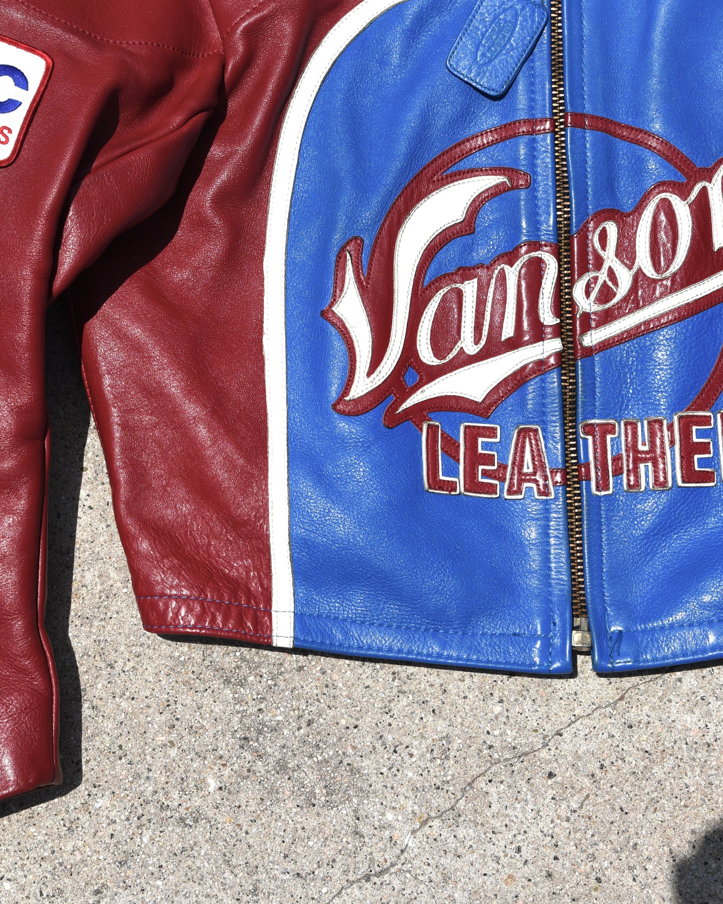 1990s Vanson Leathers Genesis NYC Motorcycle Jacket
