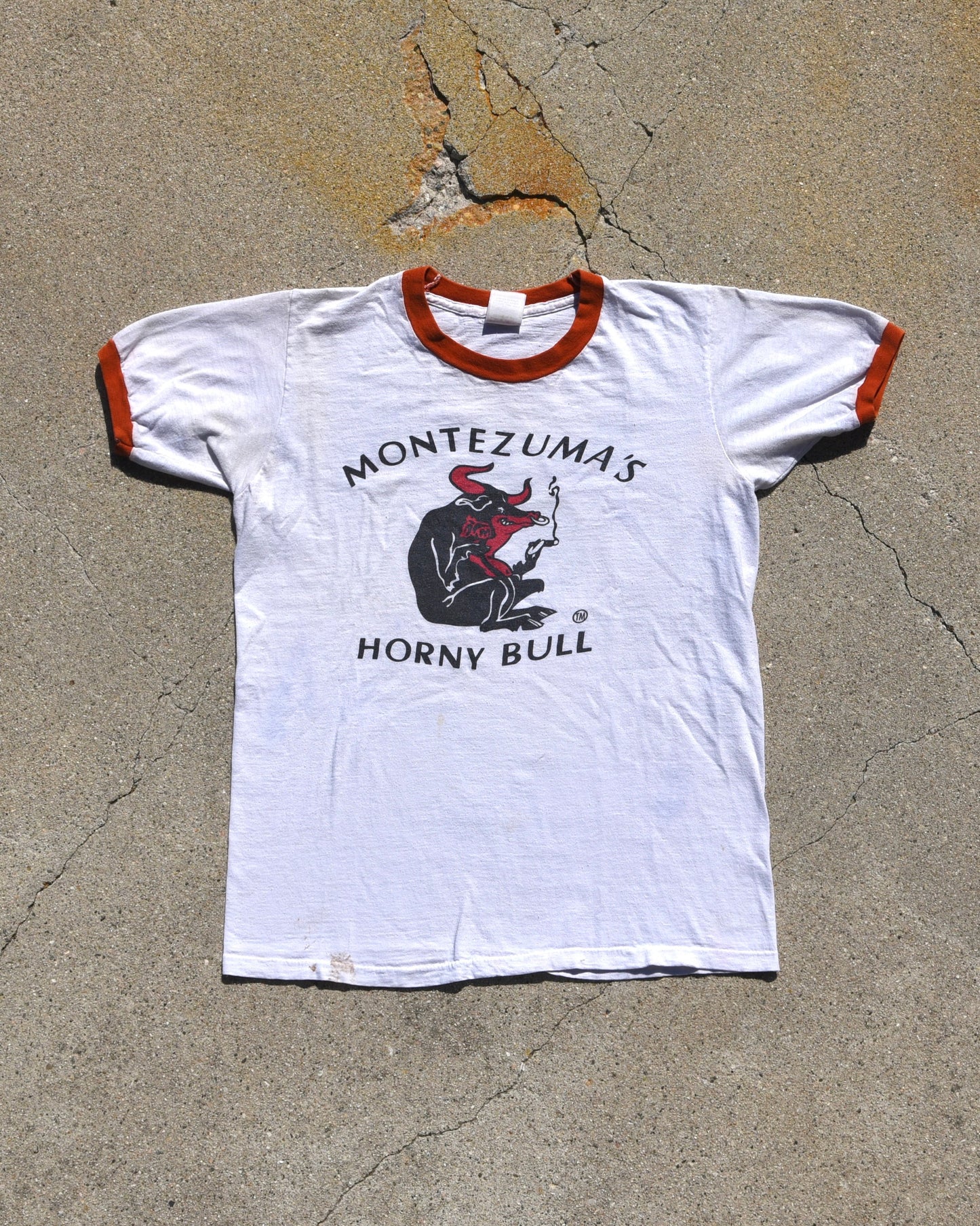 1980s Montezuma’s Horny Bull Ringer Tshirt