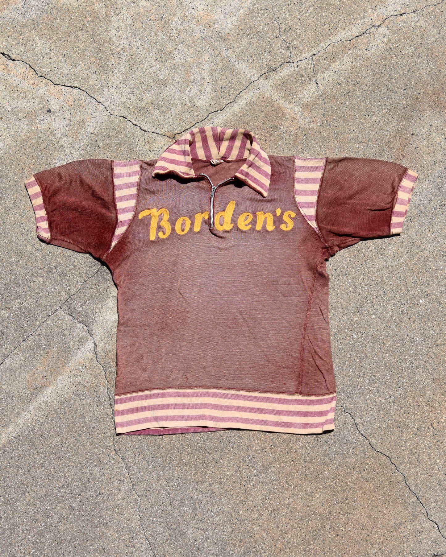 1950s Sun Faded Borden’s Durene Jersey