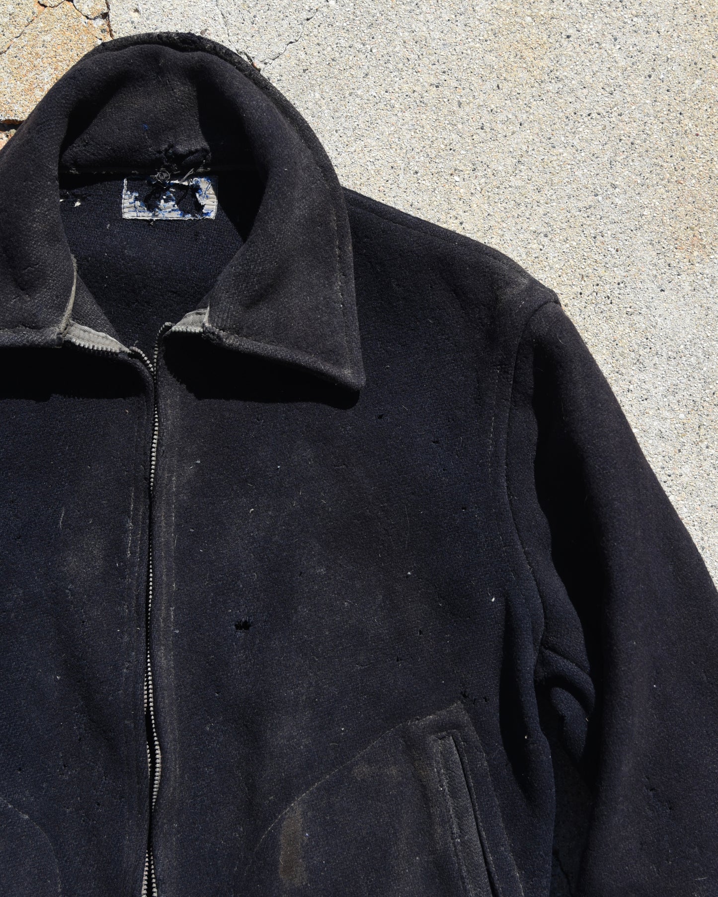 True Vintage 1950s Wool Buckleback Jacket - Thrashed