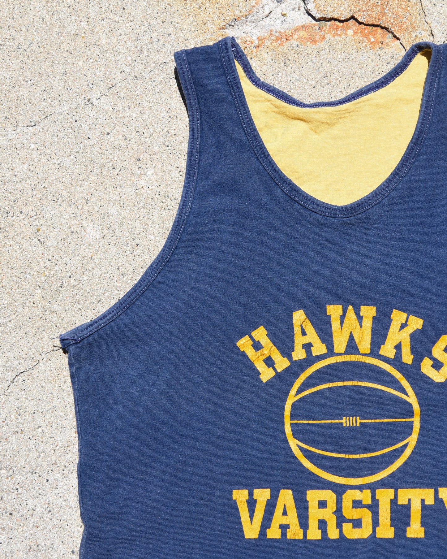 1960s Hawks Varsity Basketball Doubleface Jersey