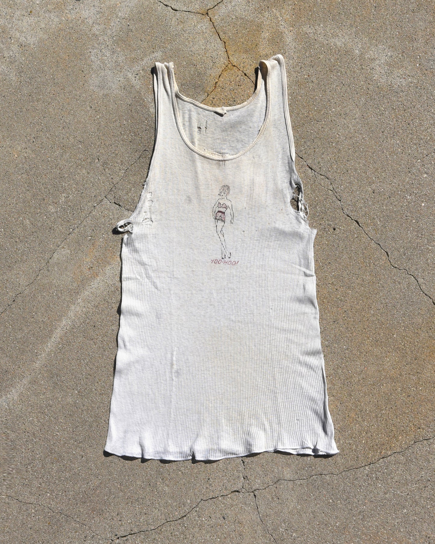 1960s Yoo-Hoo! Stenciled Tank Top