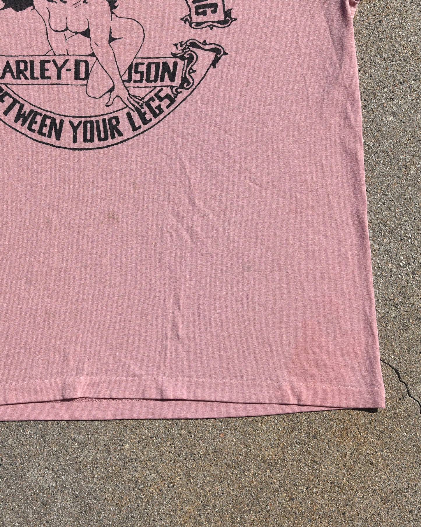 1980s Harley Put Something Exciting Between Your Legs Tshirt