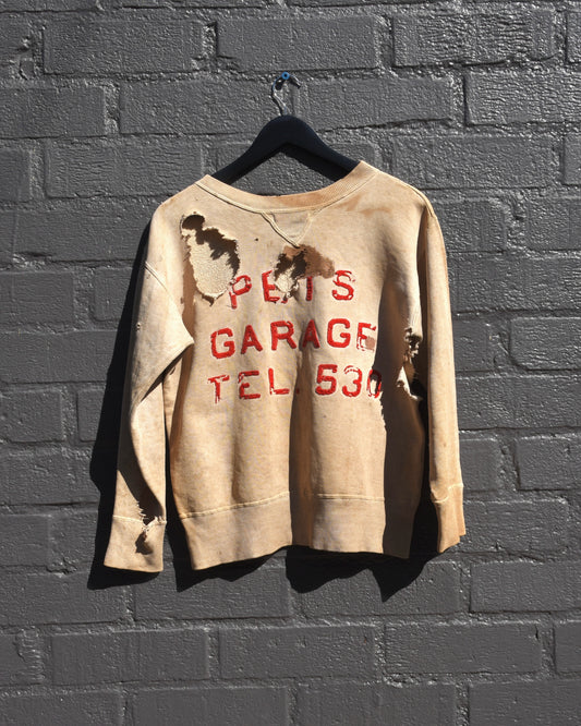 1950s Thrashed Pets Garage Double V Sweatshirt