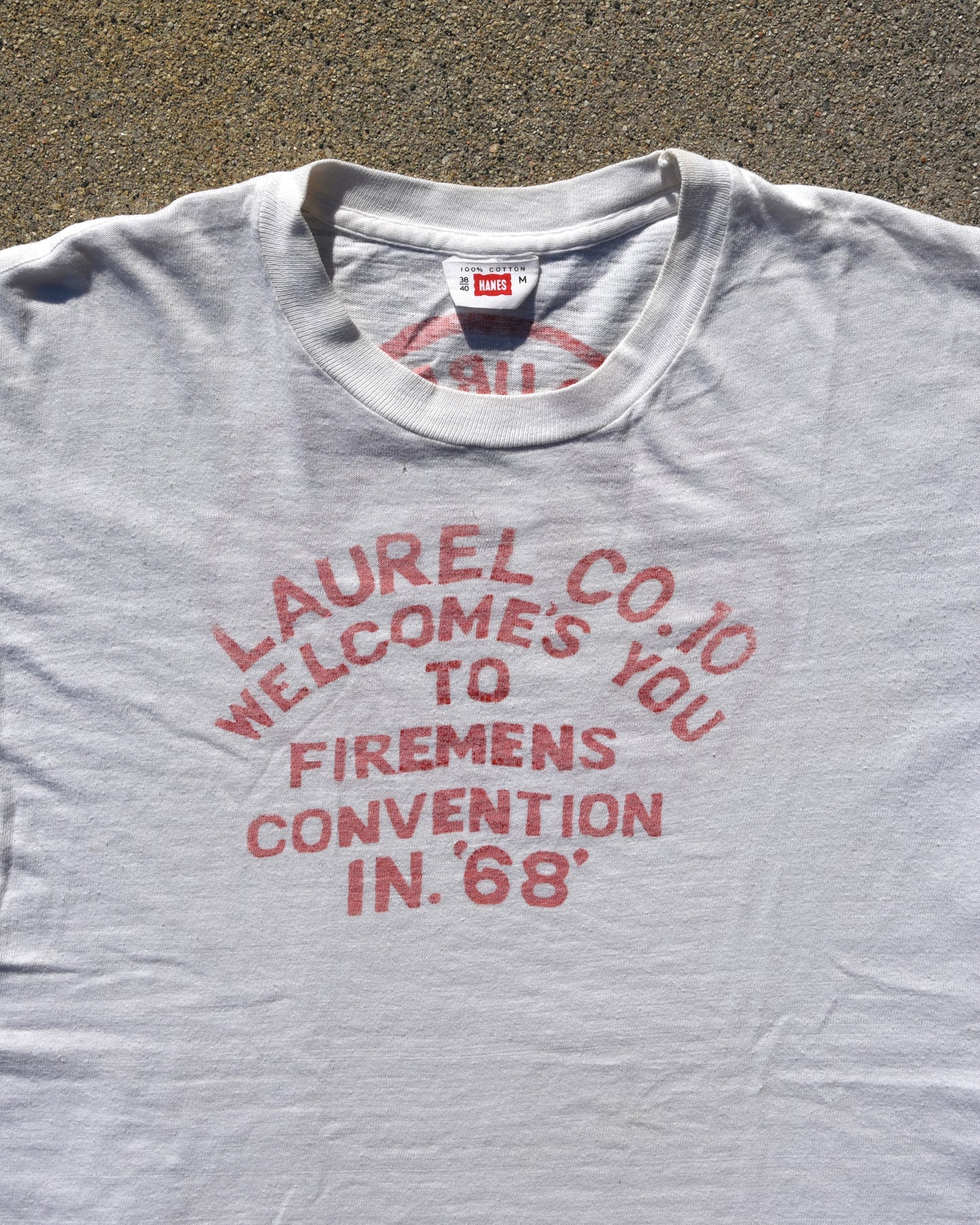 1960s Laurel Fire Dept Convention Tshirt