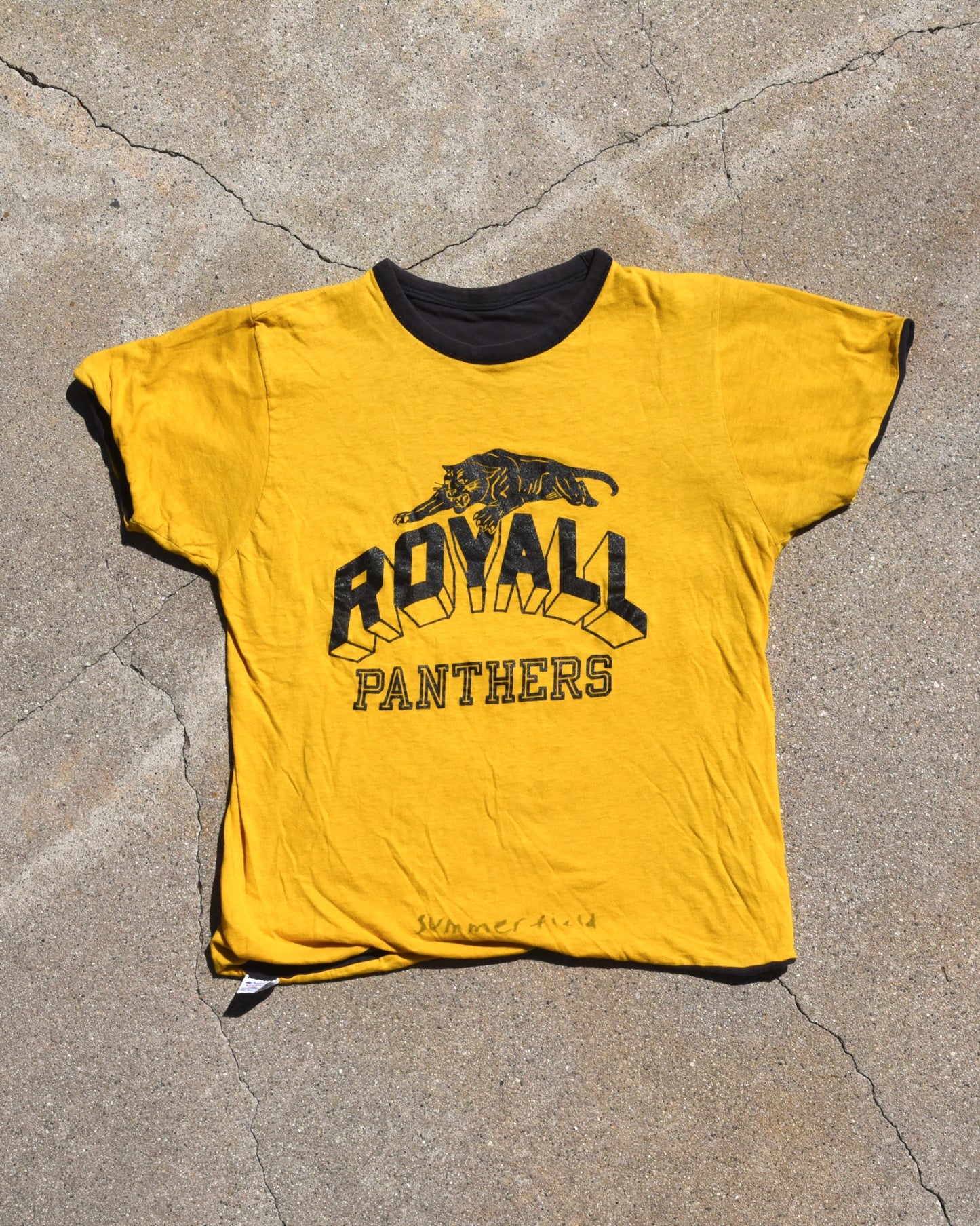 1980s Royall Panthers Double Face Tshirt