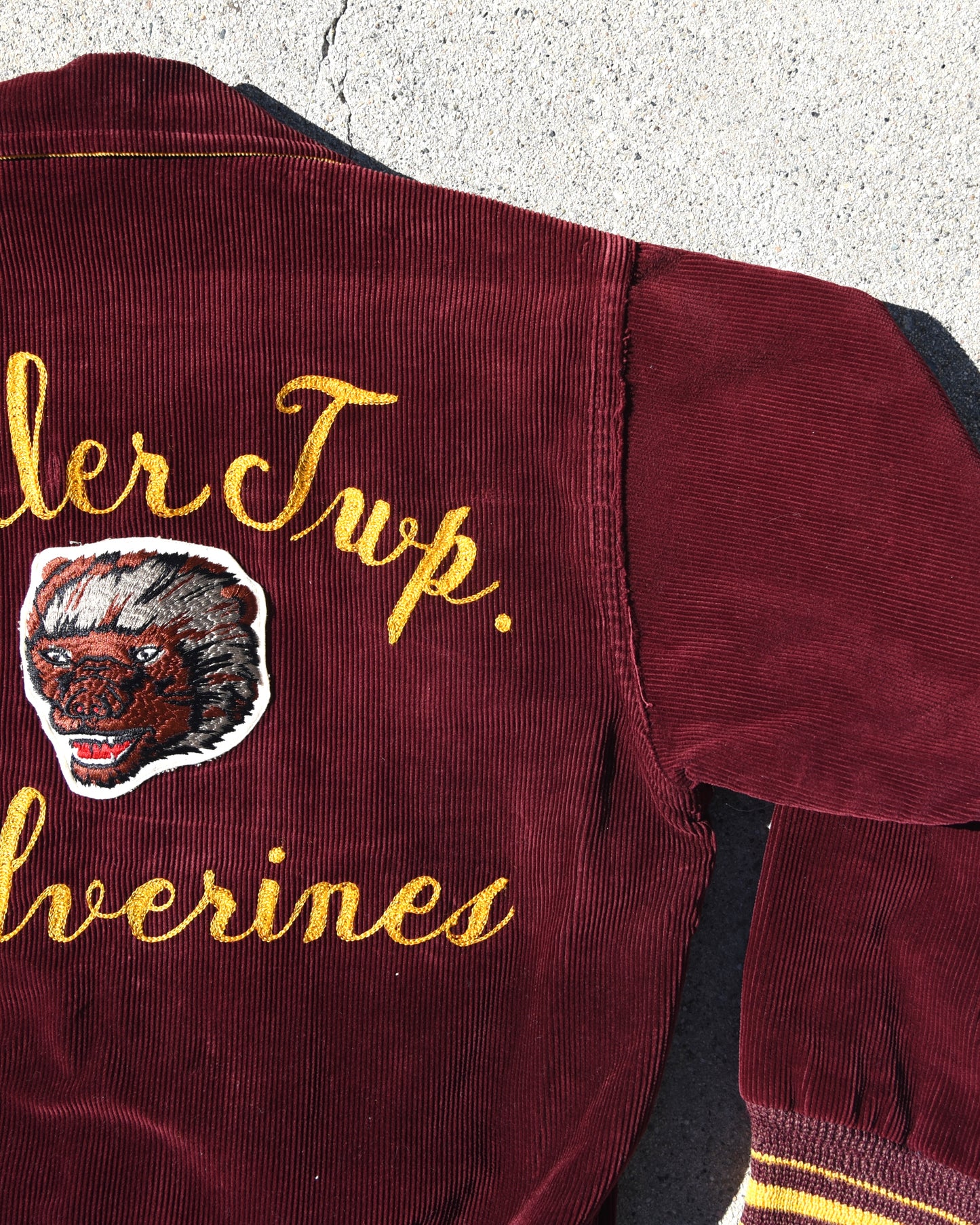1950s Butler Wolverines Corduroy Jacket