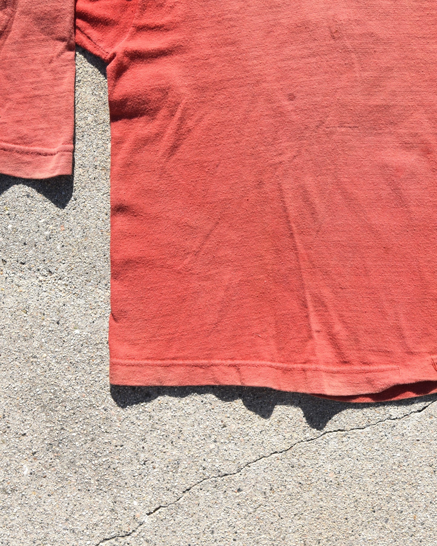 1950s Sun Faded Two Tone Cotton Football Jersey