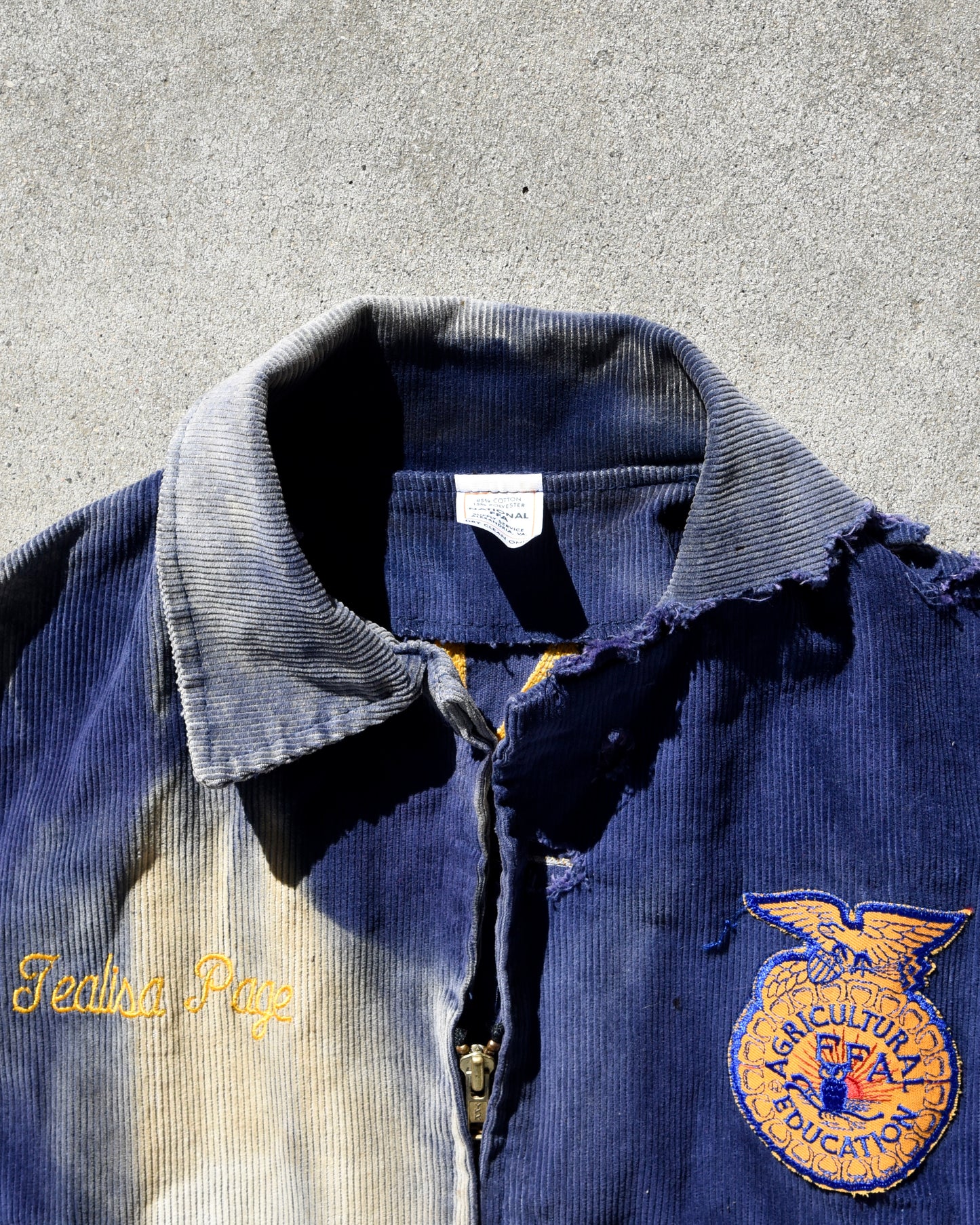 1970s Thrashed and Sun Faded FFA Jacket