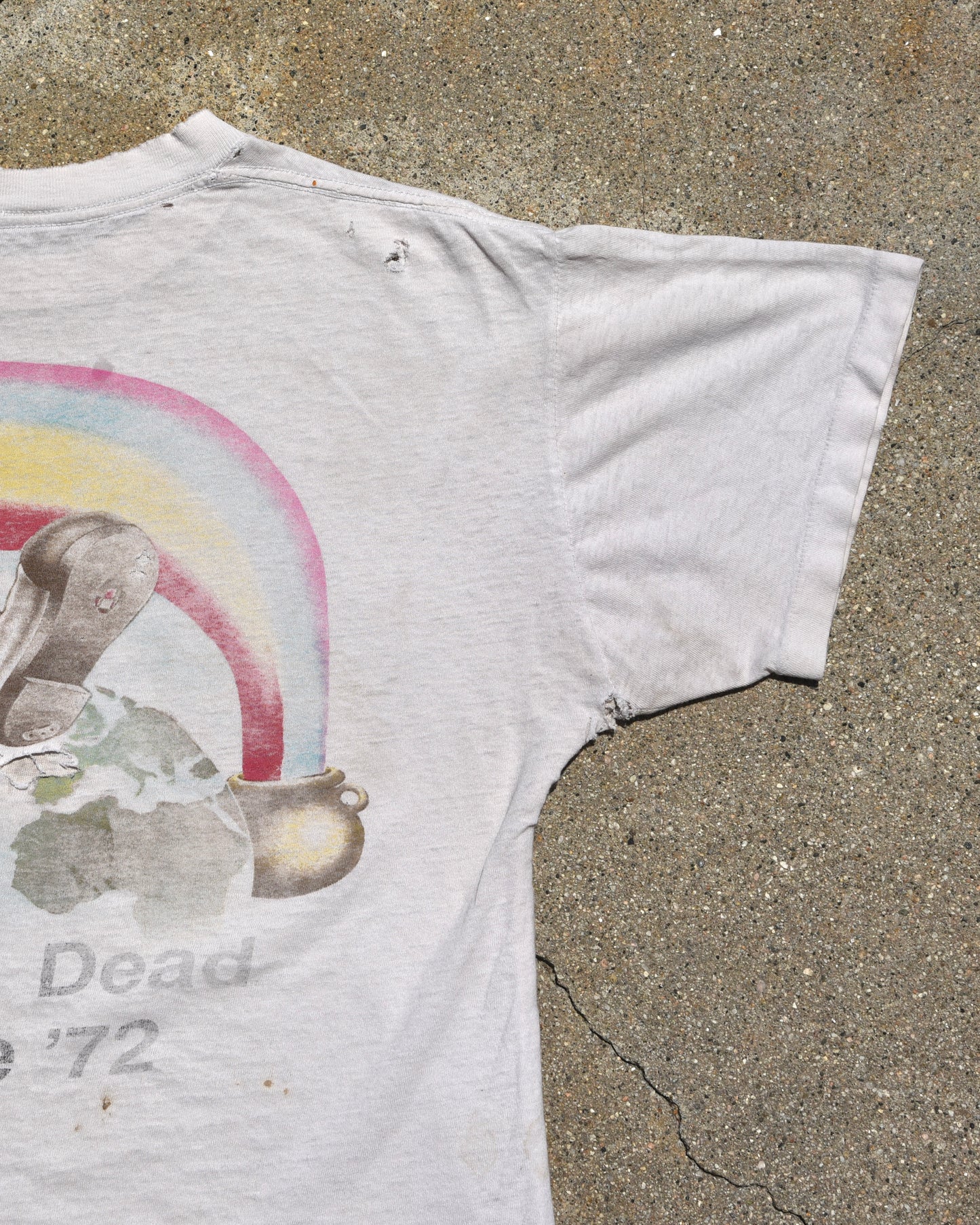 1990 Grateful Dead Ice Cream Kid Europe Tour Tshirt