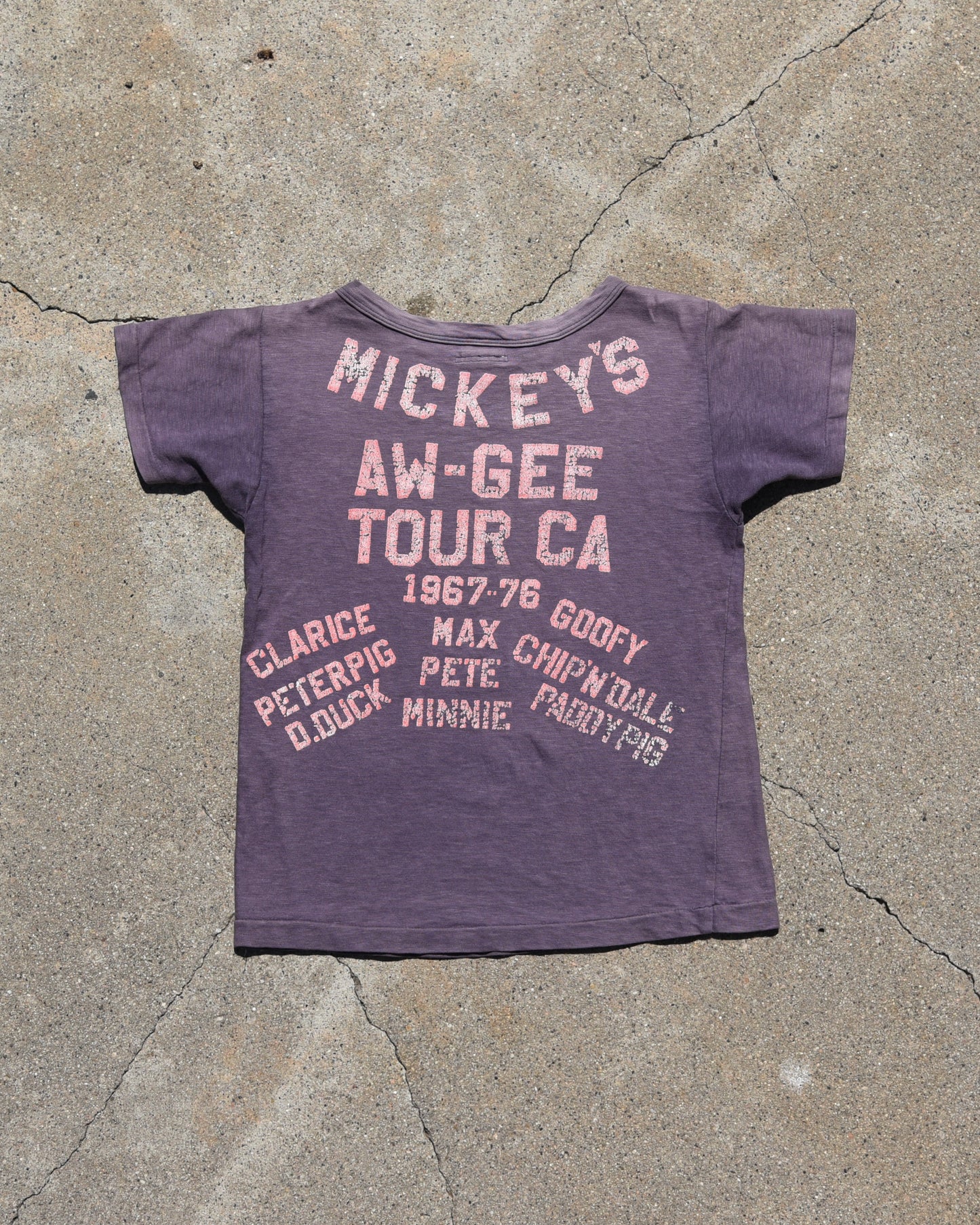 Denim Dungaree Mickey’s Aw-Gee Tour Tshirt