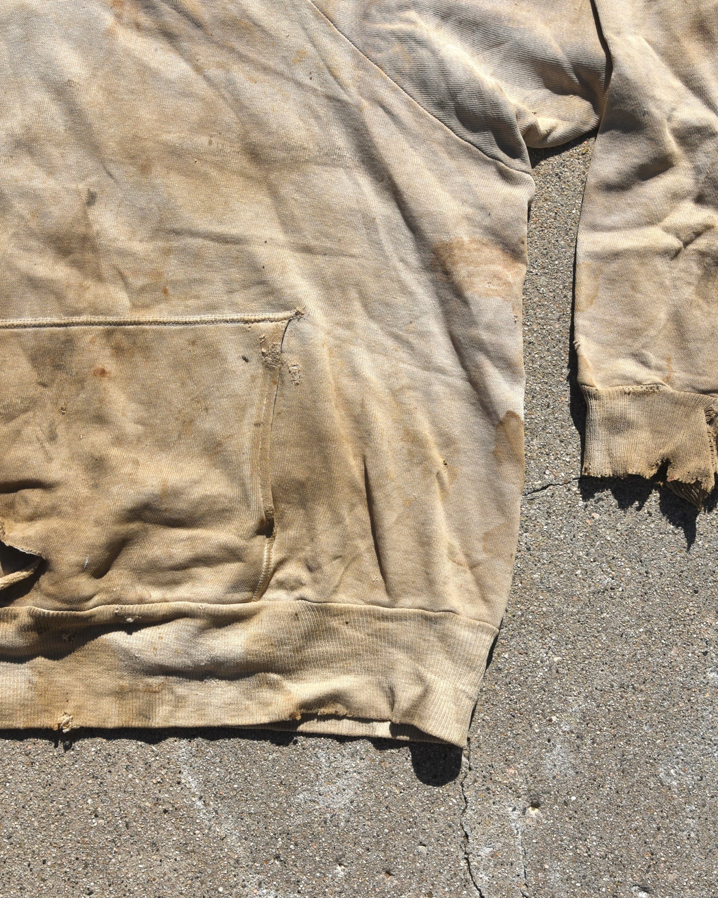 1950s Thrashed and Repaired Hoodie