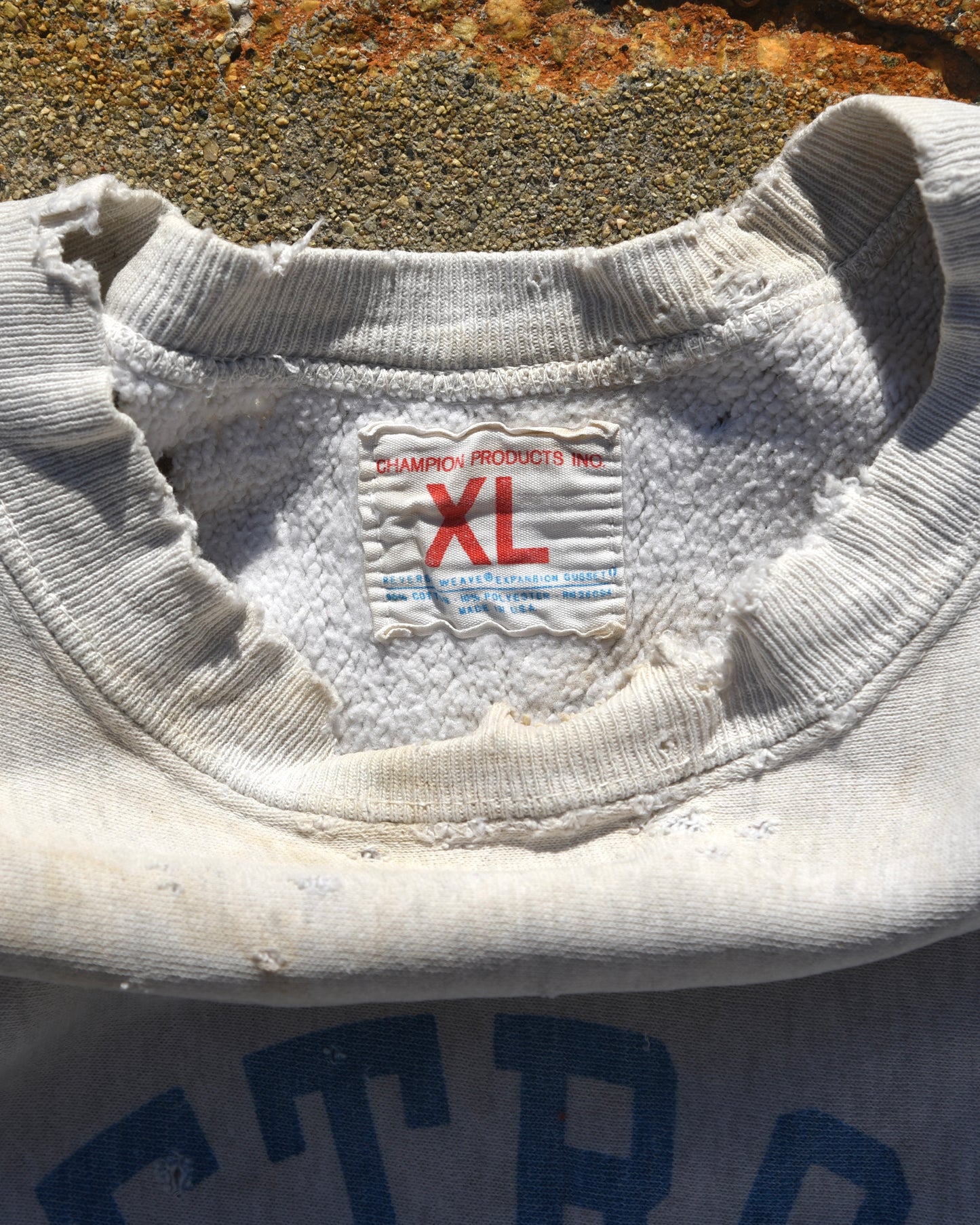 1960s Champion Reverse Weave Expansion Gusset Detroit Lions Sweatshirt