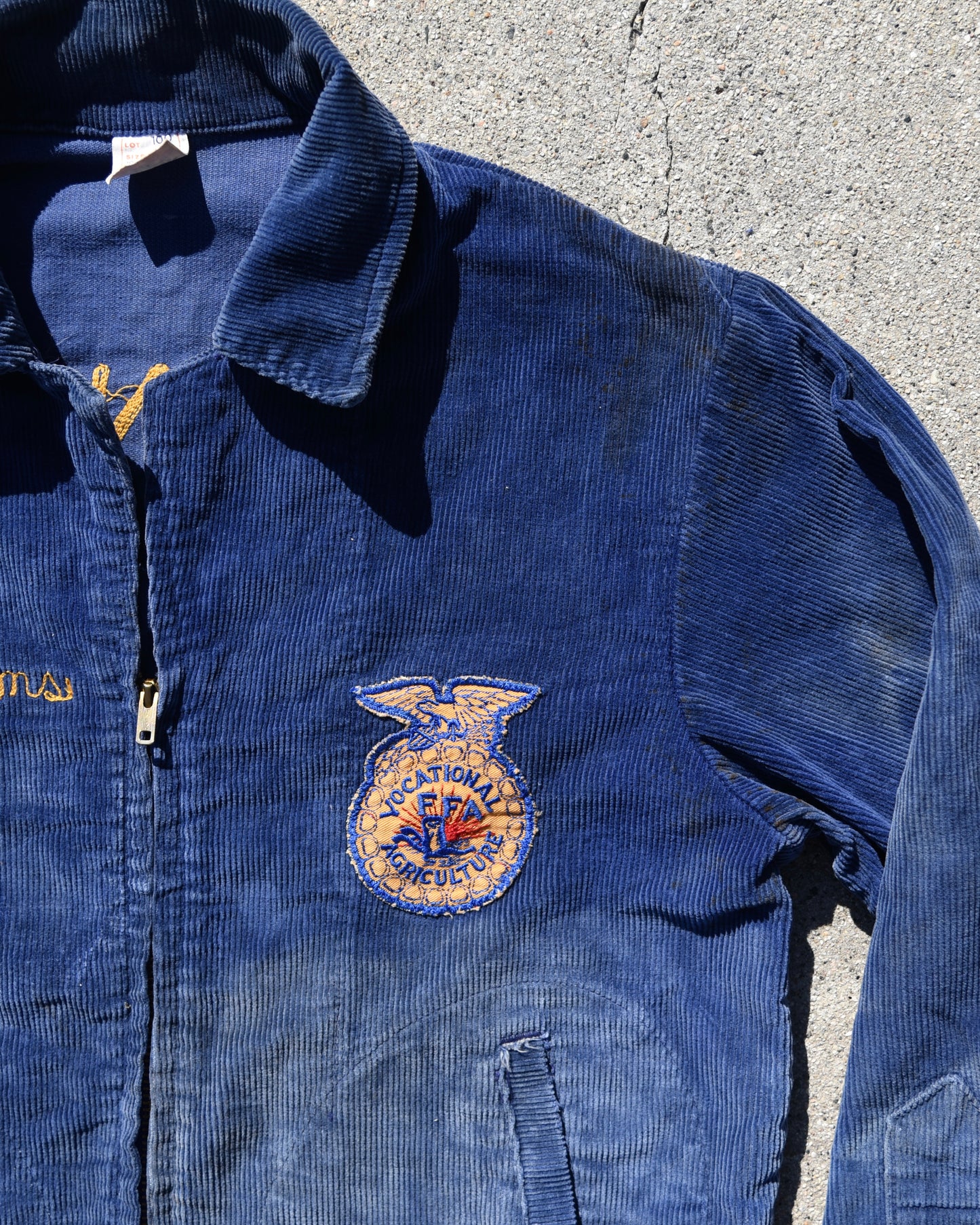 1960s Sun Faded FFA Jacket Talon Zip