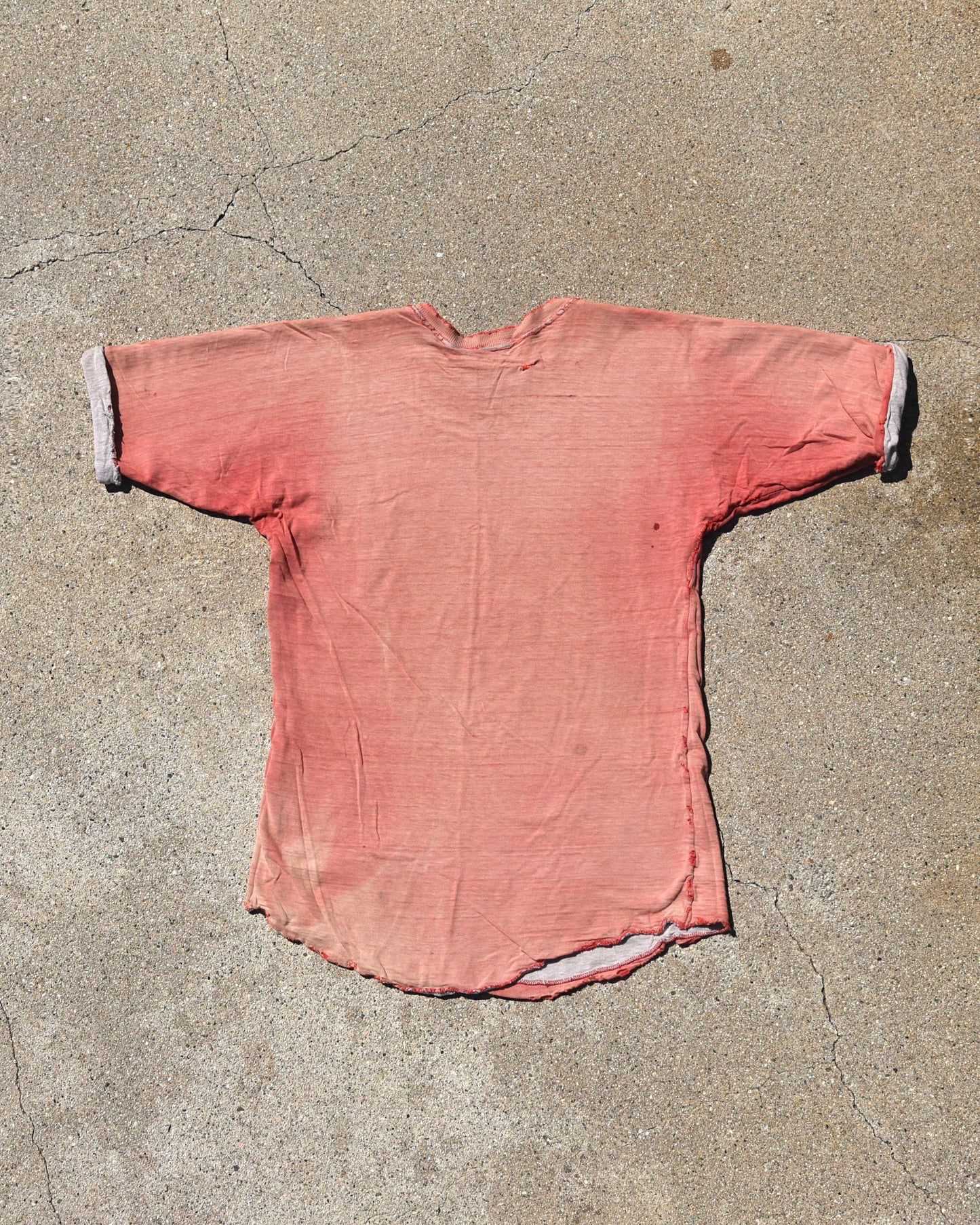 1950s Sun Faded Lamont Red Devils Double Face Jersey