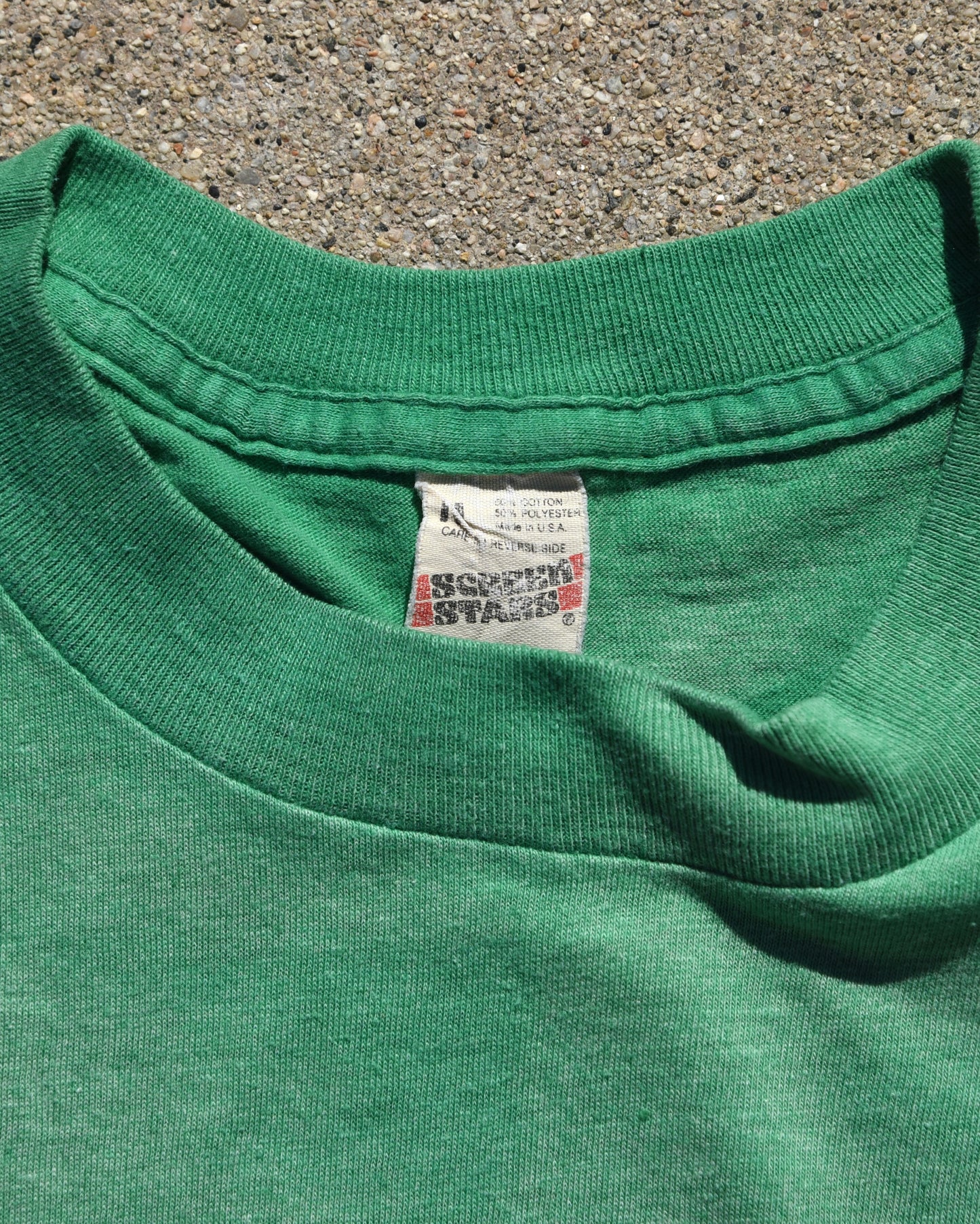 1970s Sun Faded Swan Club Ghost Pocket Tshirt