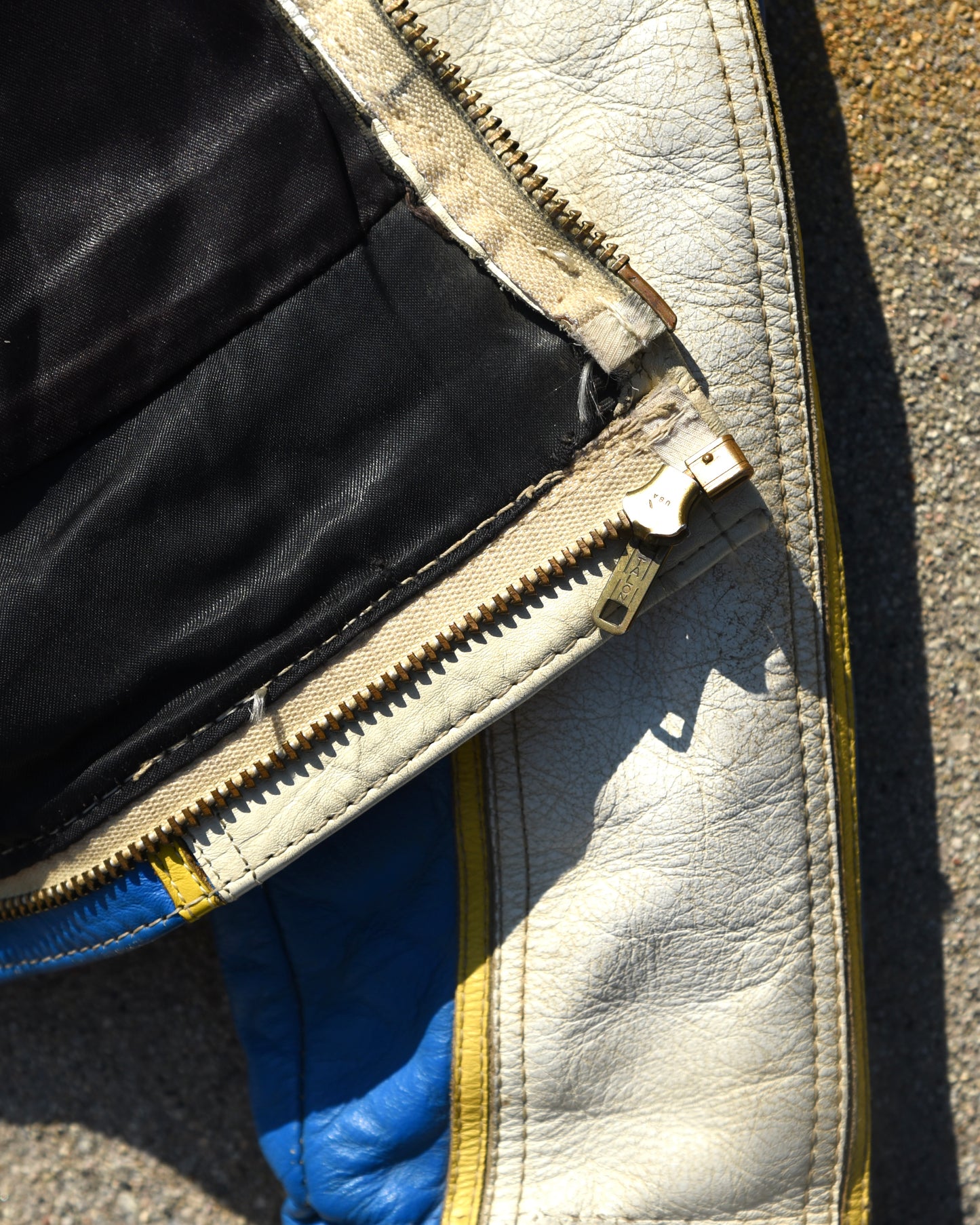 1960s ABC Motorcycle Racing Jacket Leather Cafe Racer