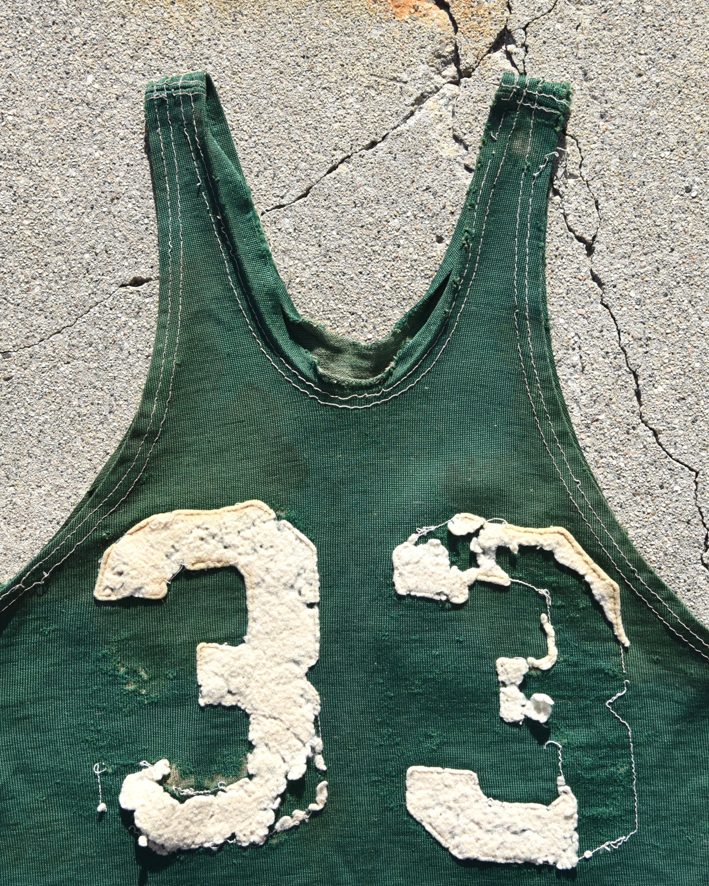 1950s Thrashed and Faded Basketball Jersey