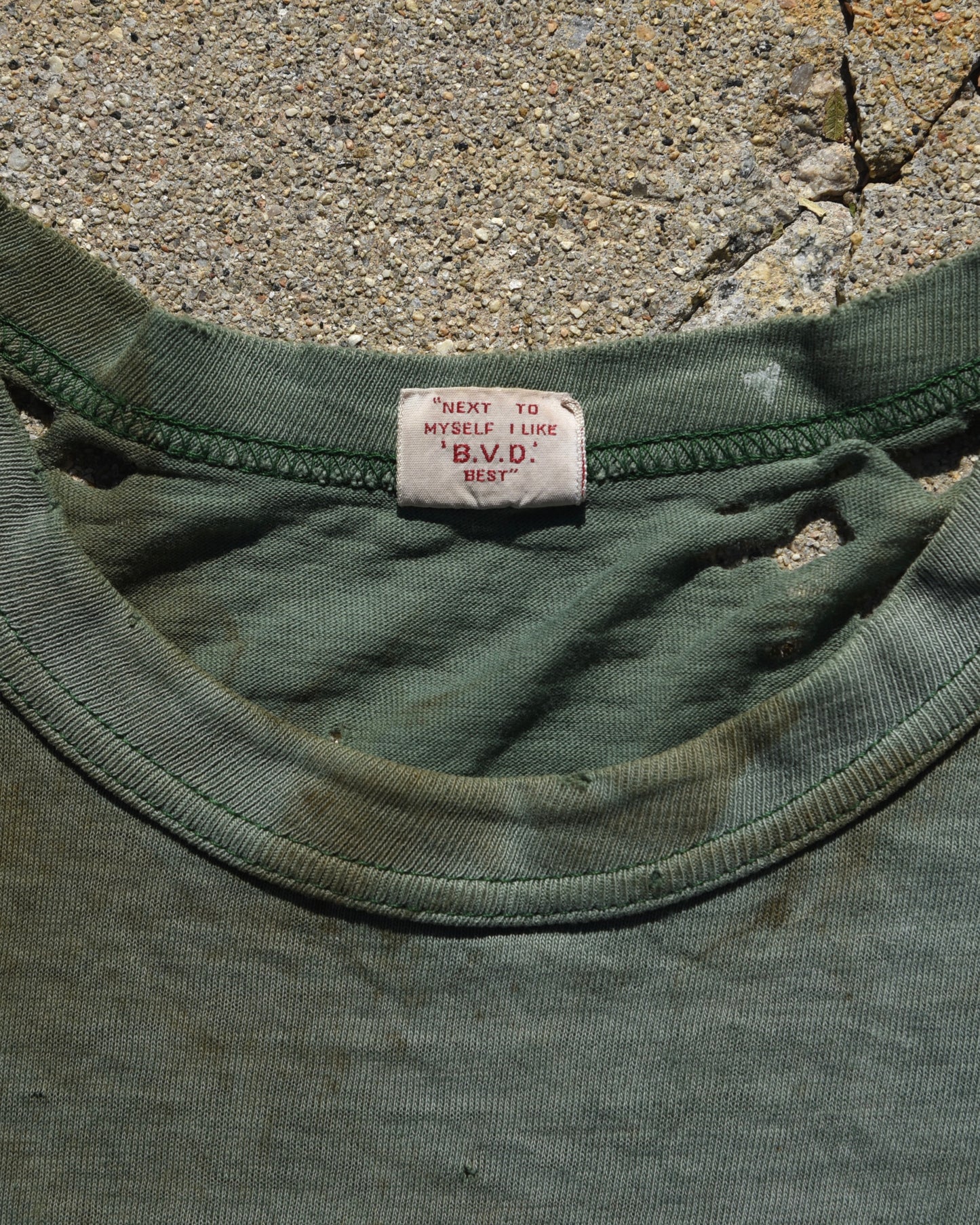 1960s Thrashed BVD Pocket Tshirt